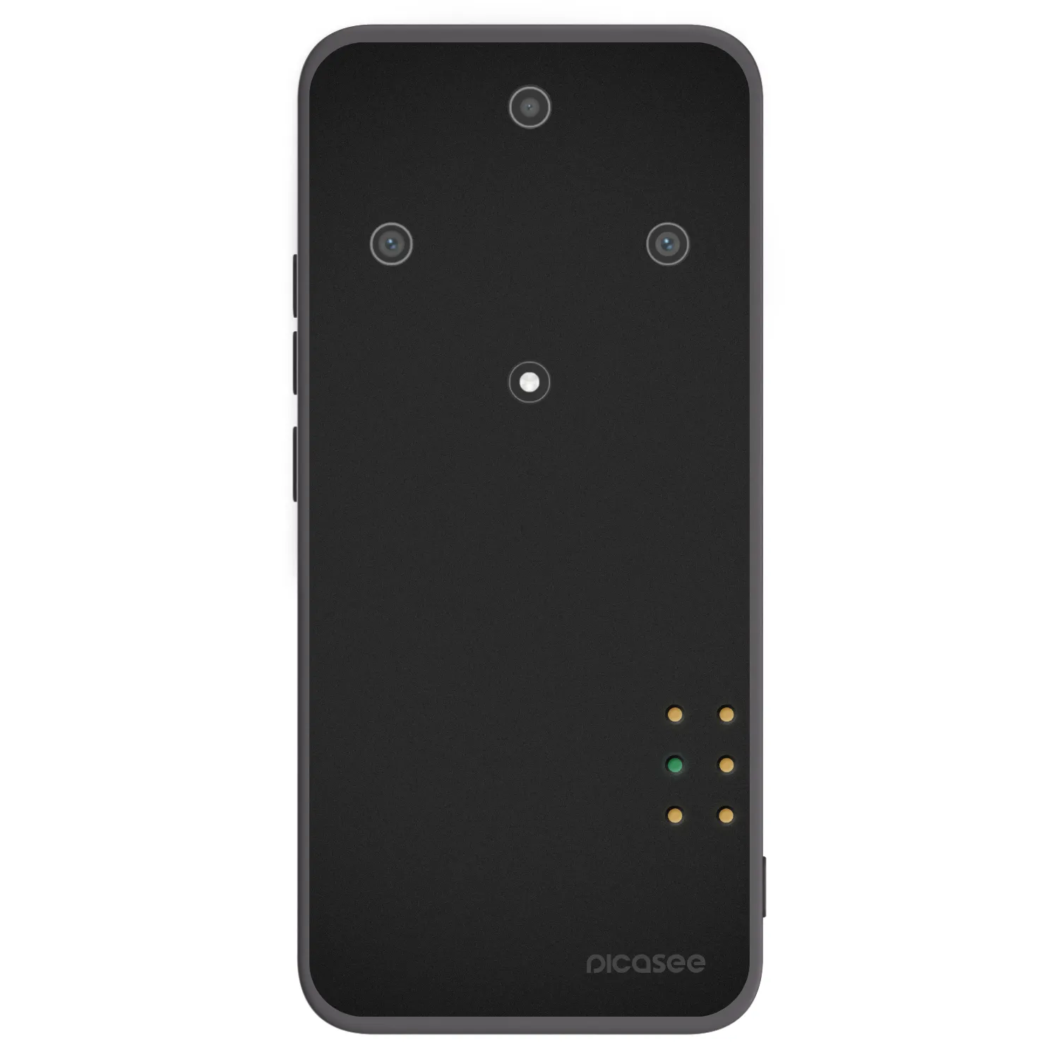 Picasee silikonski črni ovitek za Honor Magic5 Lite 5G - Pulse