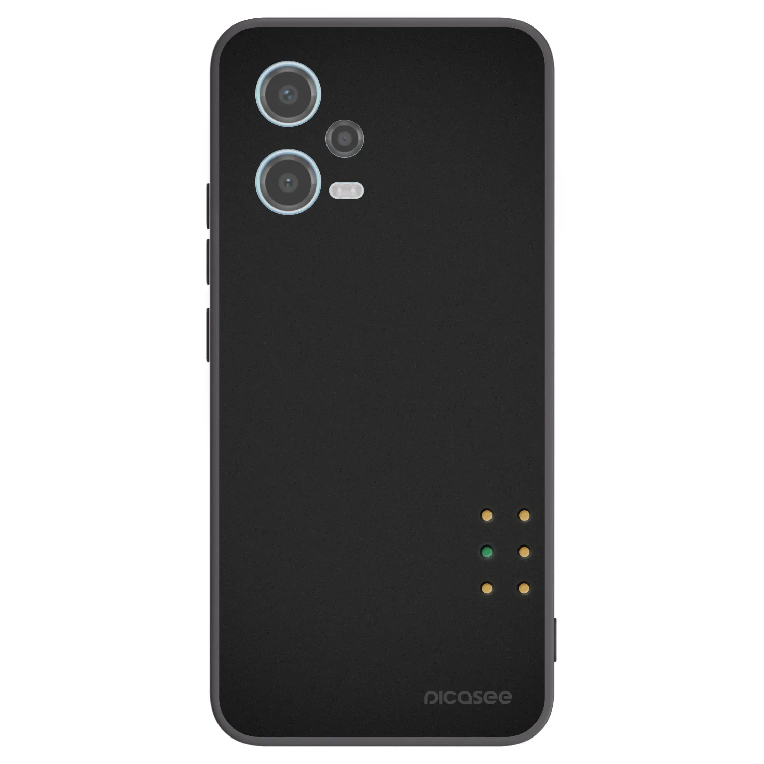 Picasee silikonski črni ovitek za Xiaomi Redmi Note 12 5G - Pulse