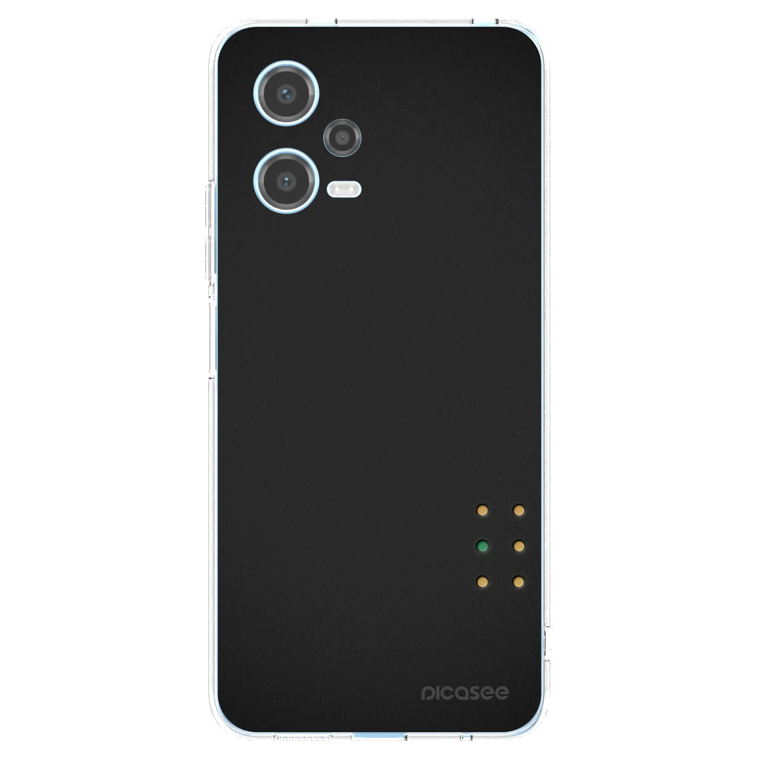 Picasee silikonski prozorni ovitek za Xiaomi Redmi Note 12 5G - Pulse