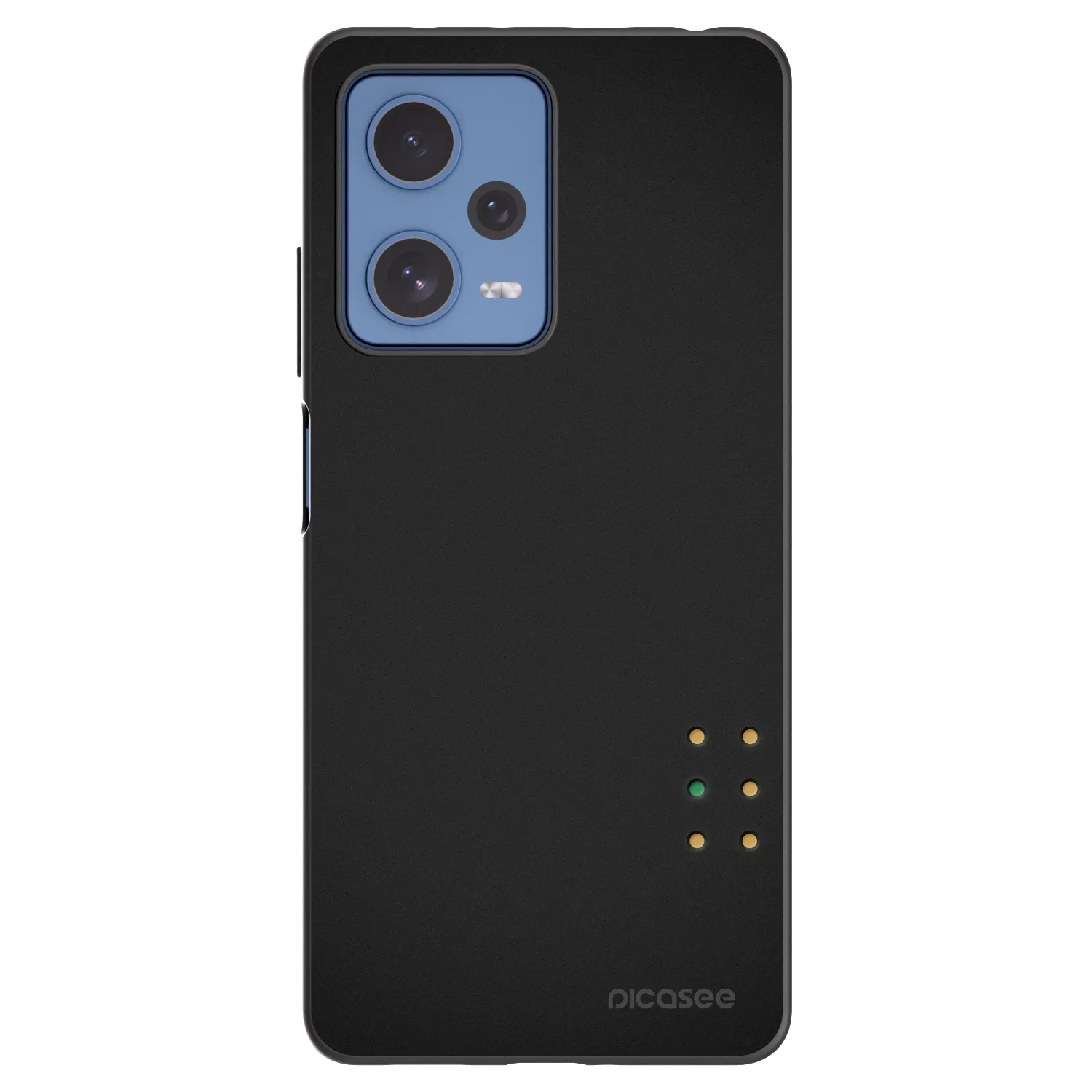 Picasee silikonski črni ovitek za Xiaomi Redmi Note 12 Pro 5G - Pulse