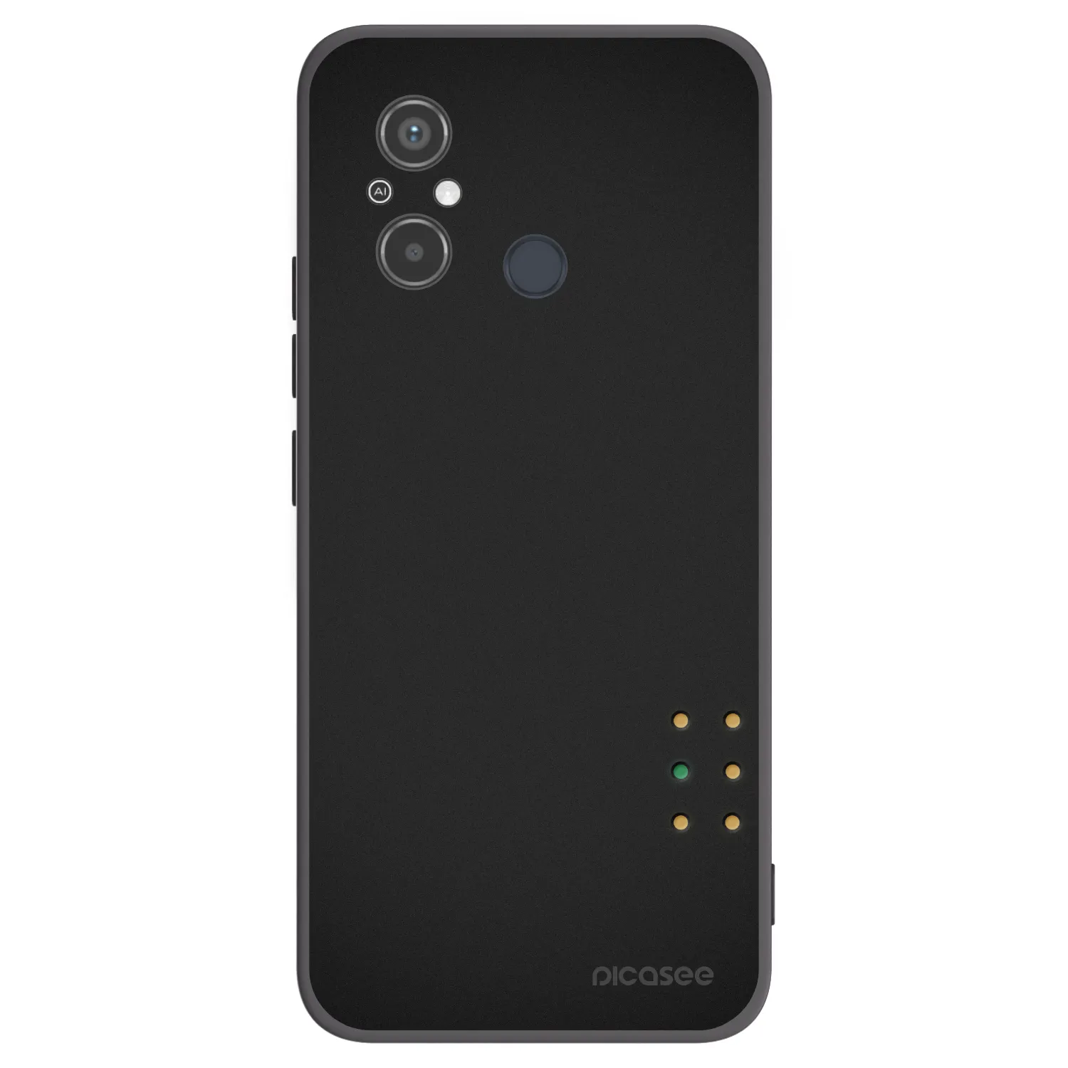 Picasee silikonski črni ovitek za Xiaomi Redmi 12C - Pulse