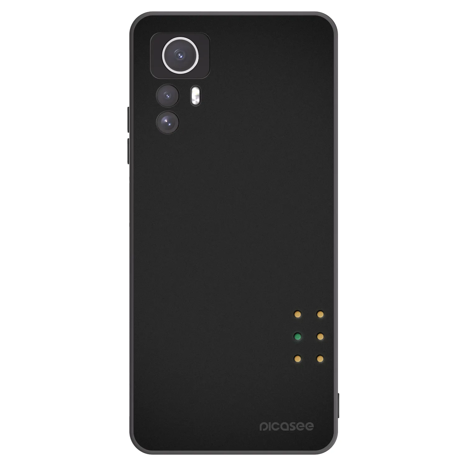 Picasee silikonski črni ovitek za Xiaomi Redmi Note 12S - Pulse
