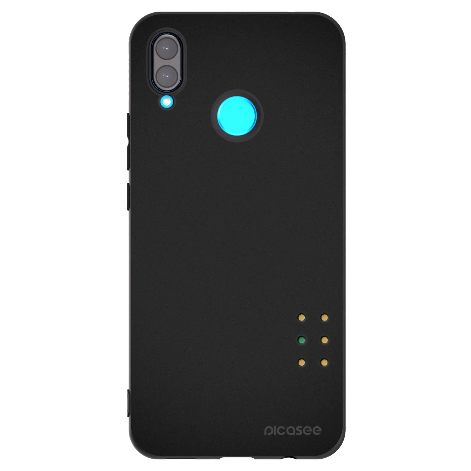 Picasee silikonski črni ovitek za Huawei Nova 3 - Pulse