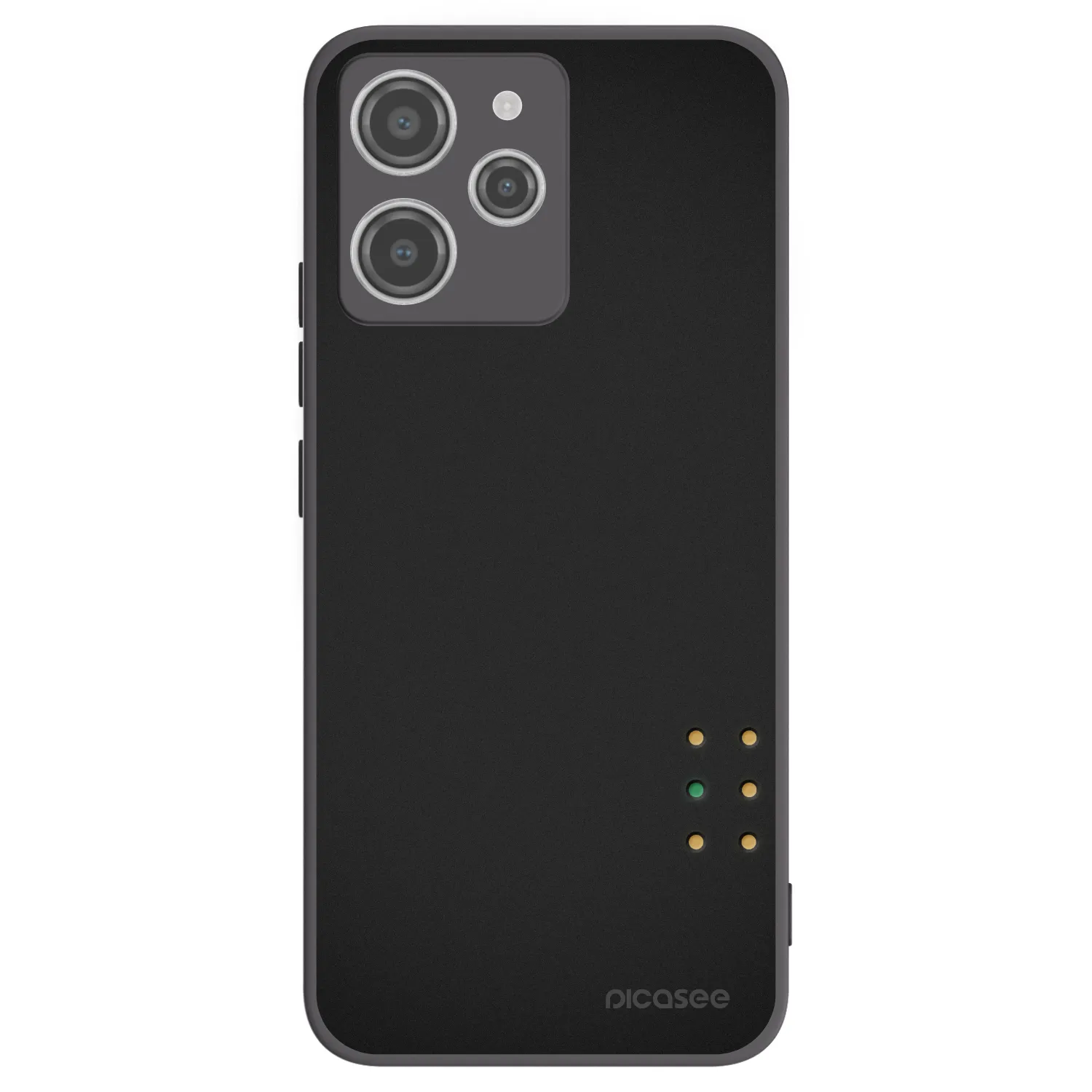 Picasee silikonski črni ovitek za Xiaomi Redmi 12 4G - Pulse