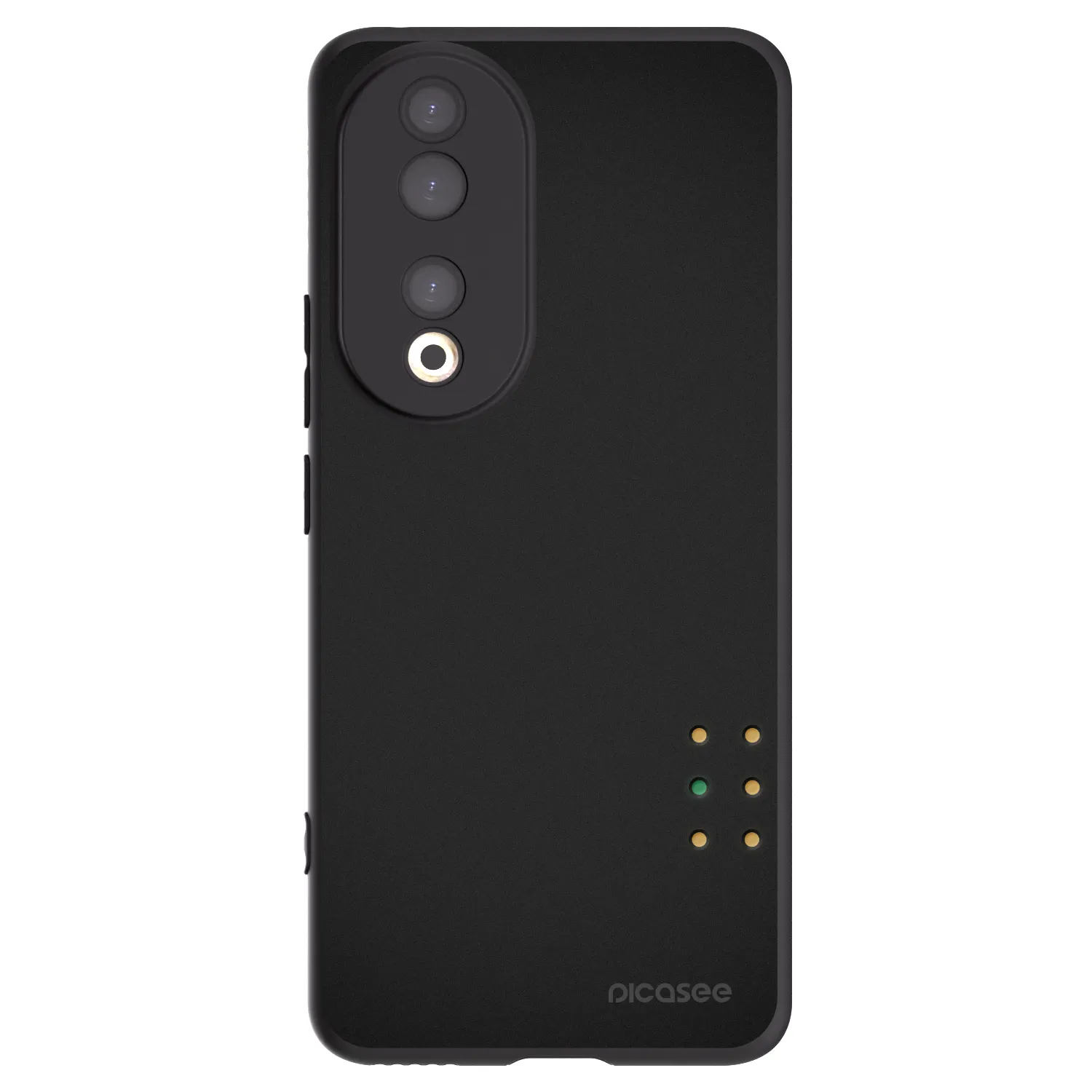 Picasee silikonski črni ovitek za Honor 90 5G - Pulse