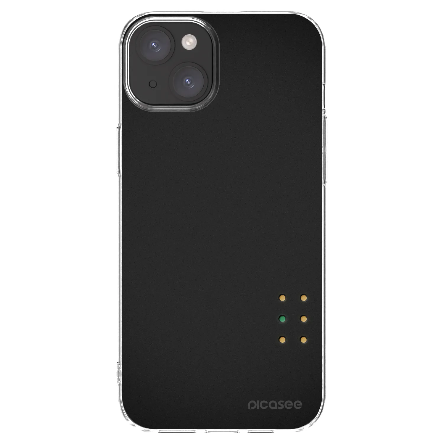 Picasee silikonski prozorni ovitek za Apple iPhone 15 Plus - Pulse