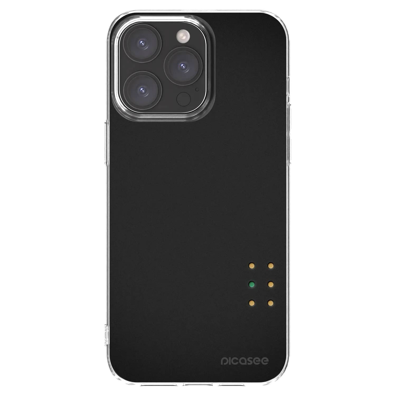 Picasee silikonski prozorni ovitek za Apple iPhone 15 Pro Max - Pulse