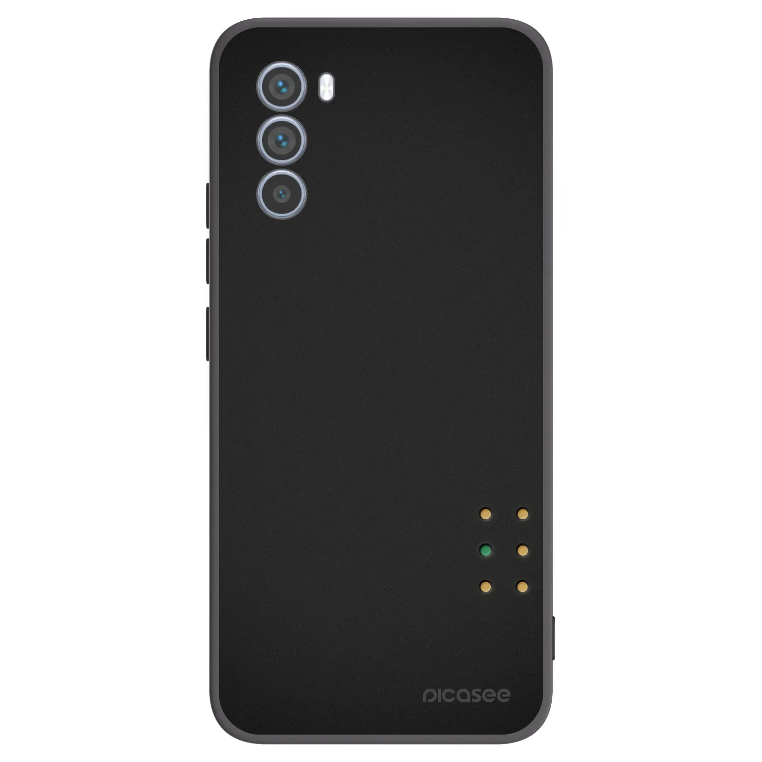 Picasee silikonski črni ovitek za Motorola Moto G62 - Pulse