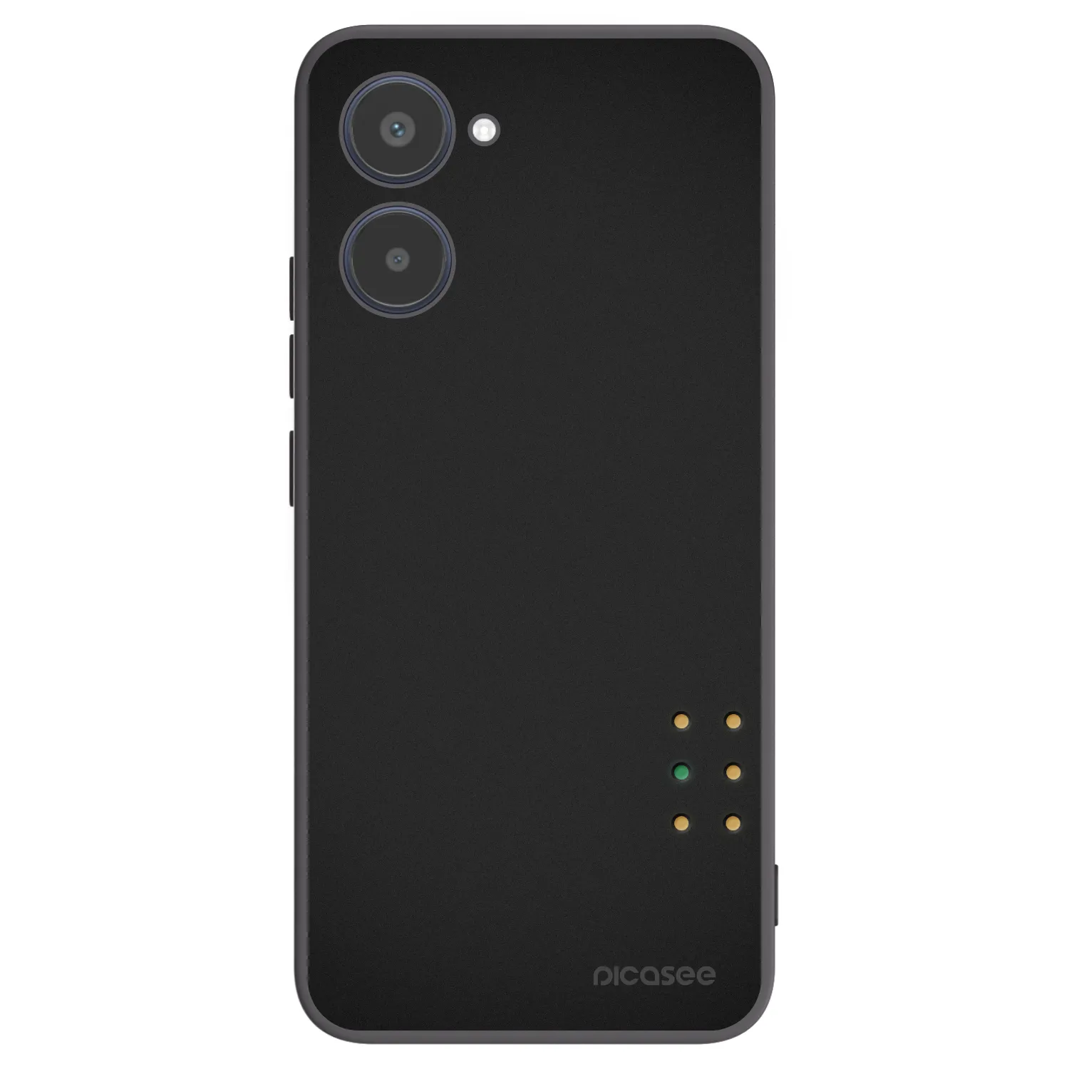 Picasee silikonski črni ovitek za Realme 10 4G - Pulse