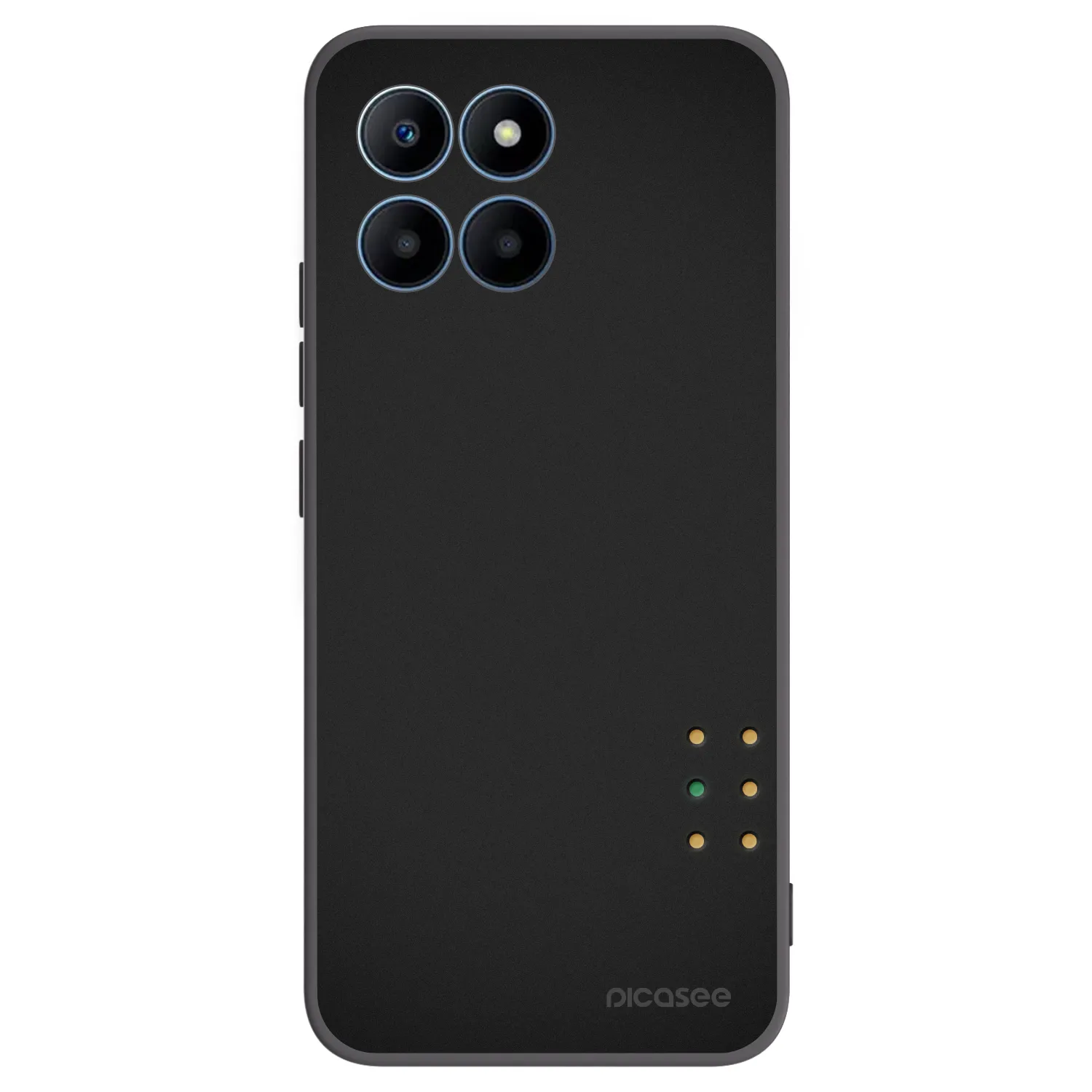 Picasee silikonski črni ovitek za Honor 70 Lite - Pulse