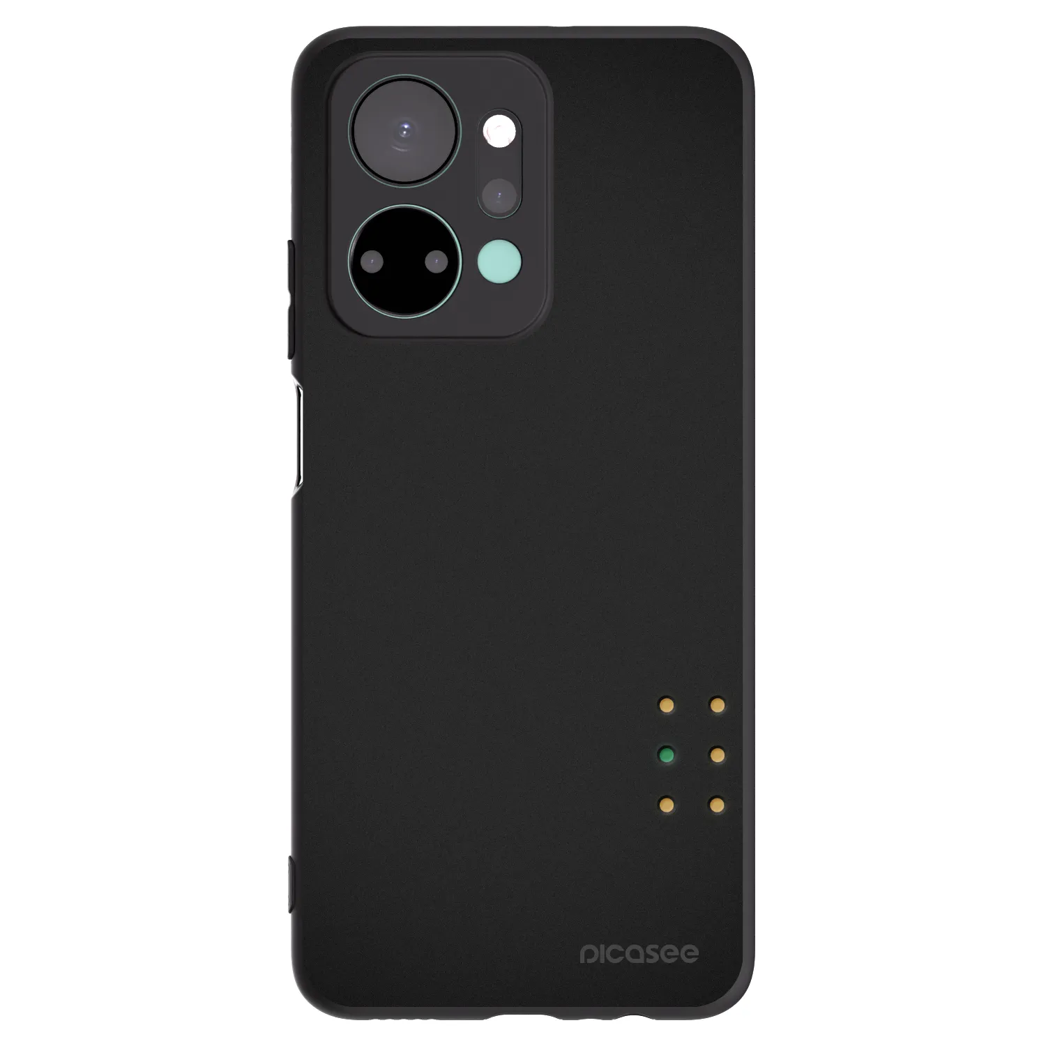 Picasee silikonski črni ovitek za Honor X7a - Pulse