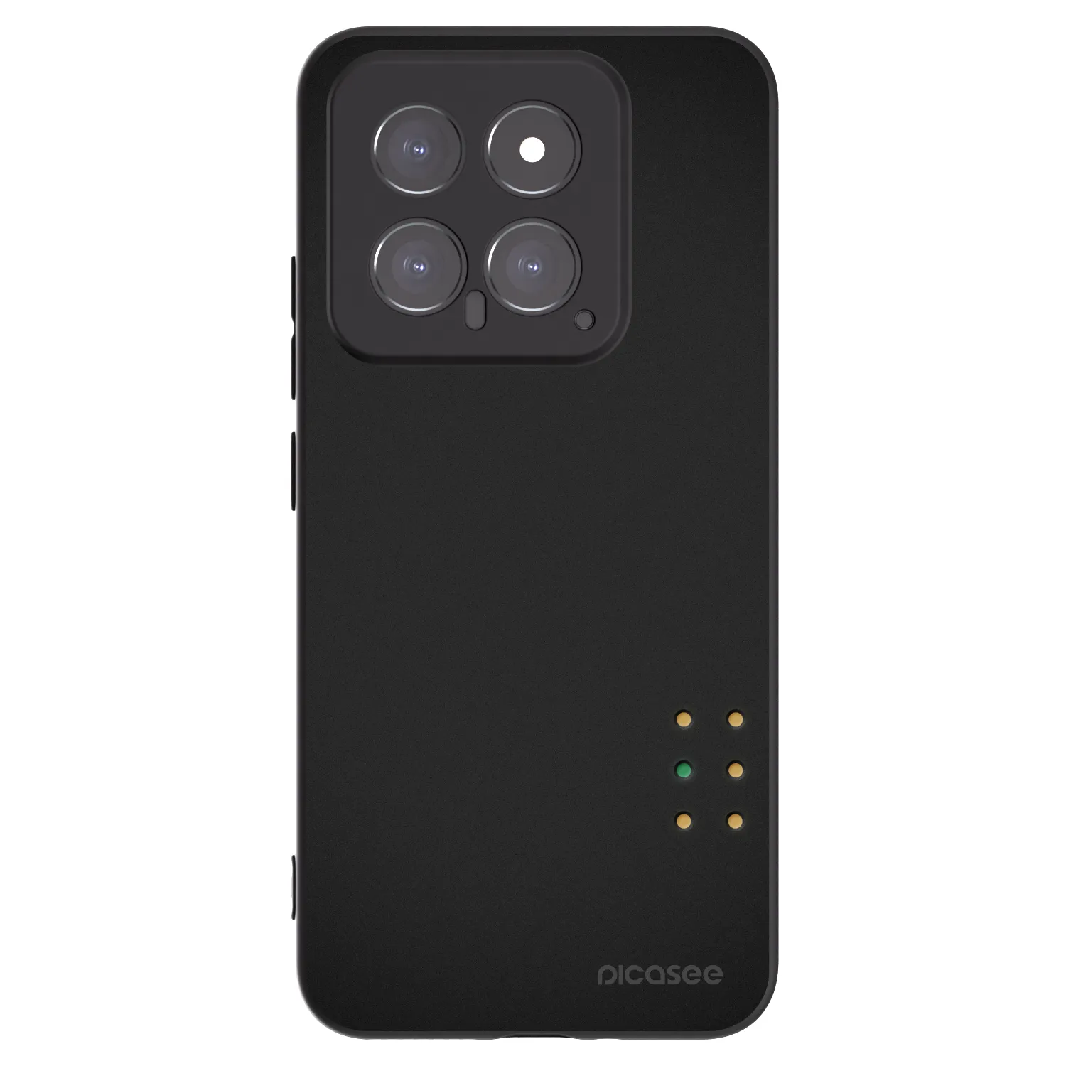 Picasee silikonski črni ovitek za Xiaomi 14 - Pulse