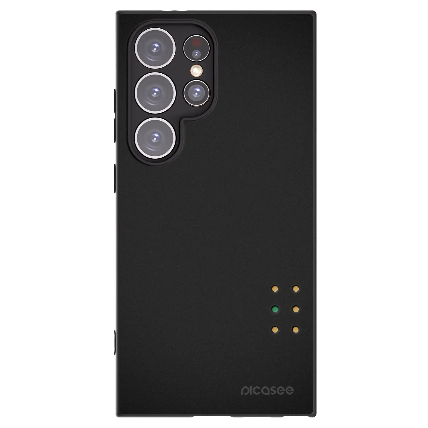 Picasee silikonski črni ovitek za Samsung Galaxy S24 Ultra S928B 5G - Pulse