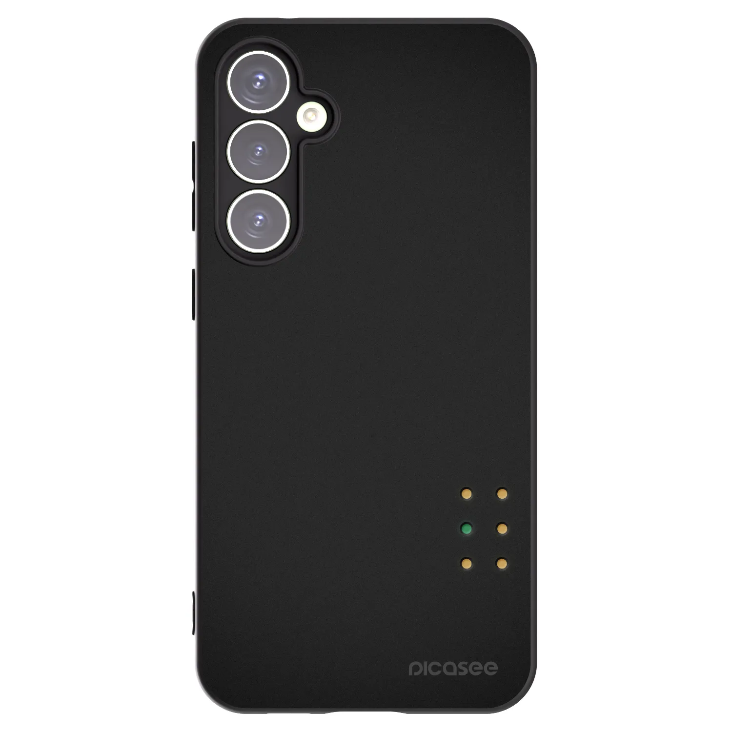 Picasee silikonski črni ovitek za Samsung Galaxy S23 FE S711B - Pulse