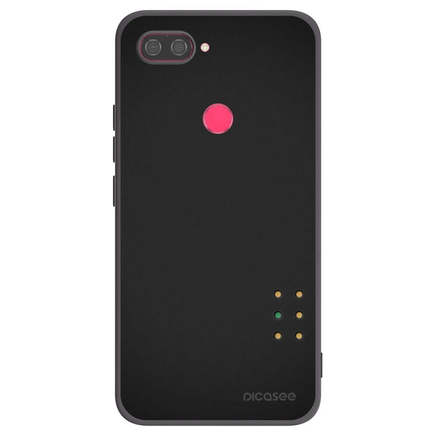 Picasee silikonski črni ovitek za Xiaomi Mi 8 Lite - Pulse