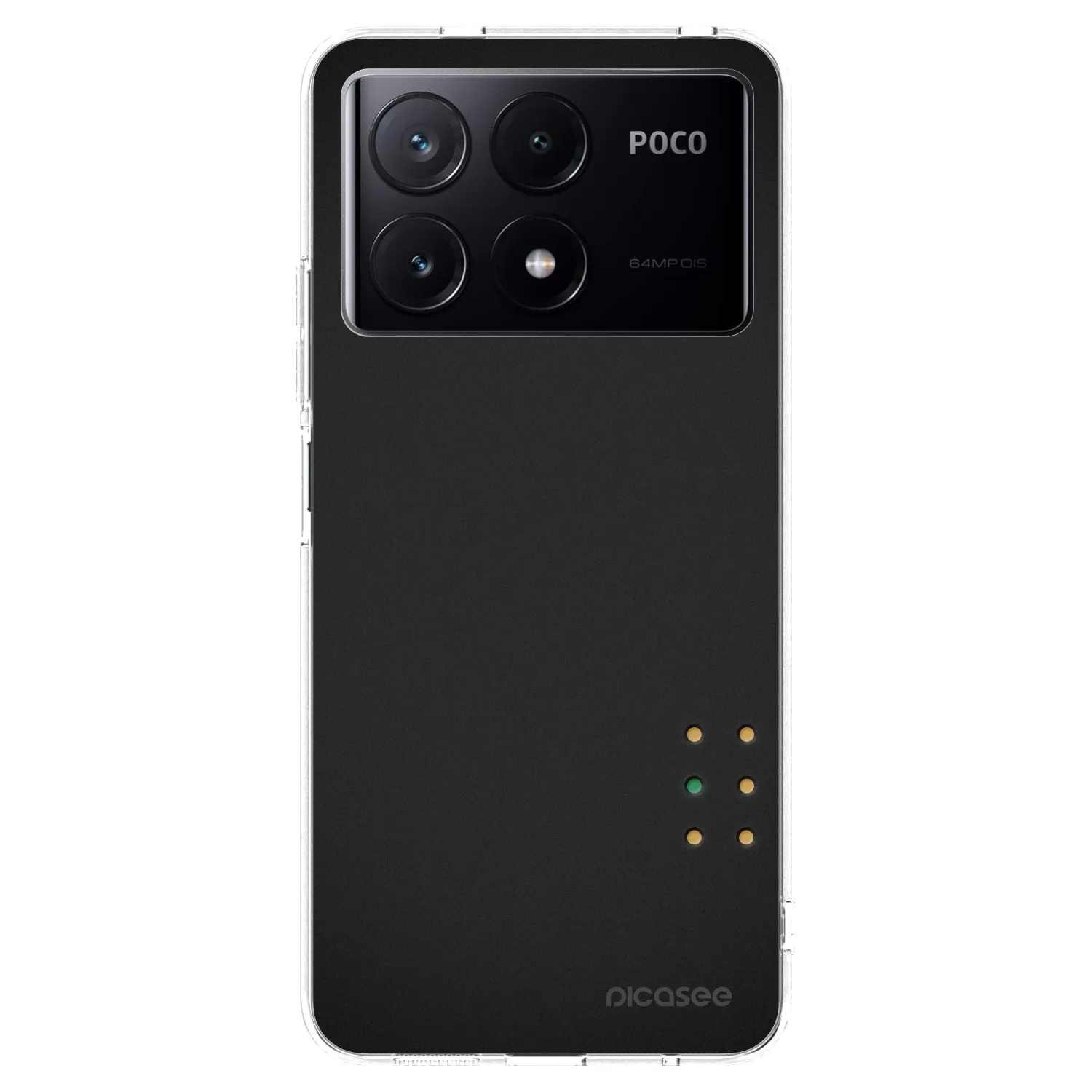 Picasee silikonski prozorni ovitek za Xiaomi Poco X6 Pro - Pulse