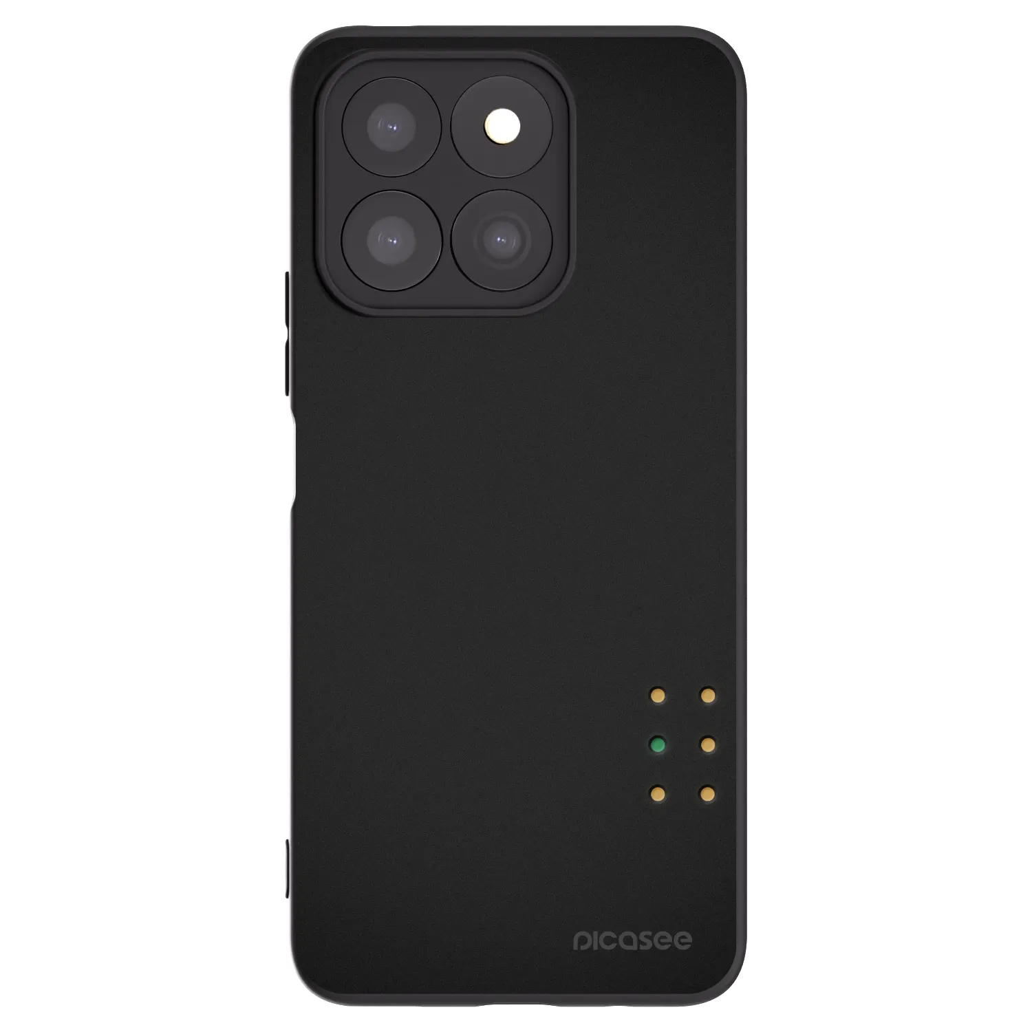 Picasee silikonski črni ovitek za Honor X8b - Pulse