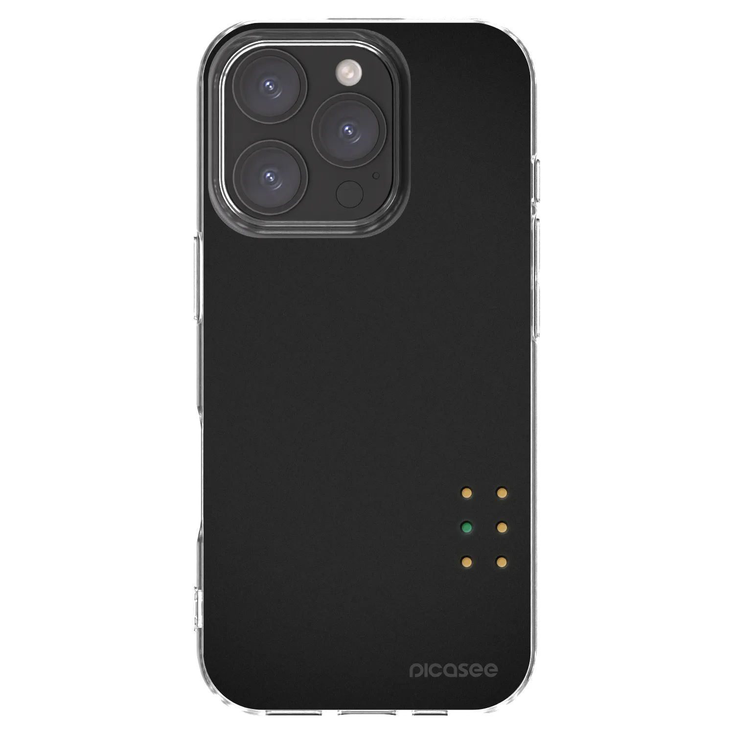 Picasee silikonski prozorni ovitek za Apple iPhone 16 Pro - Pulse