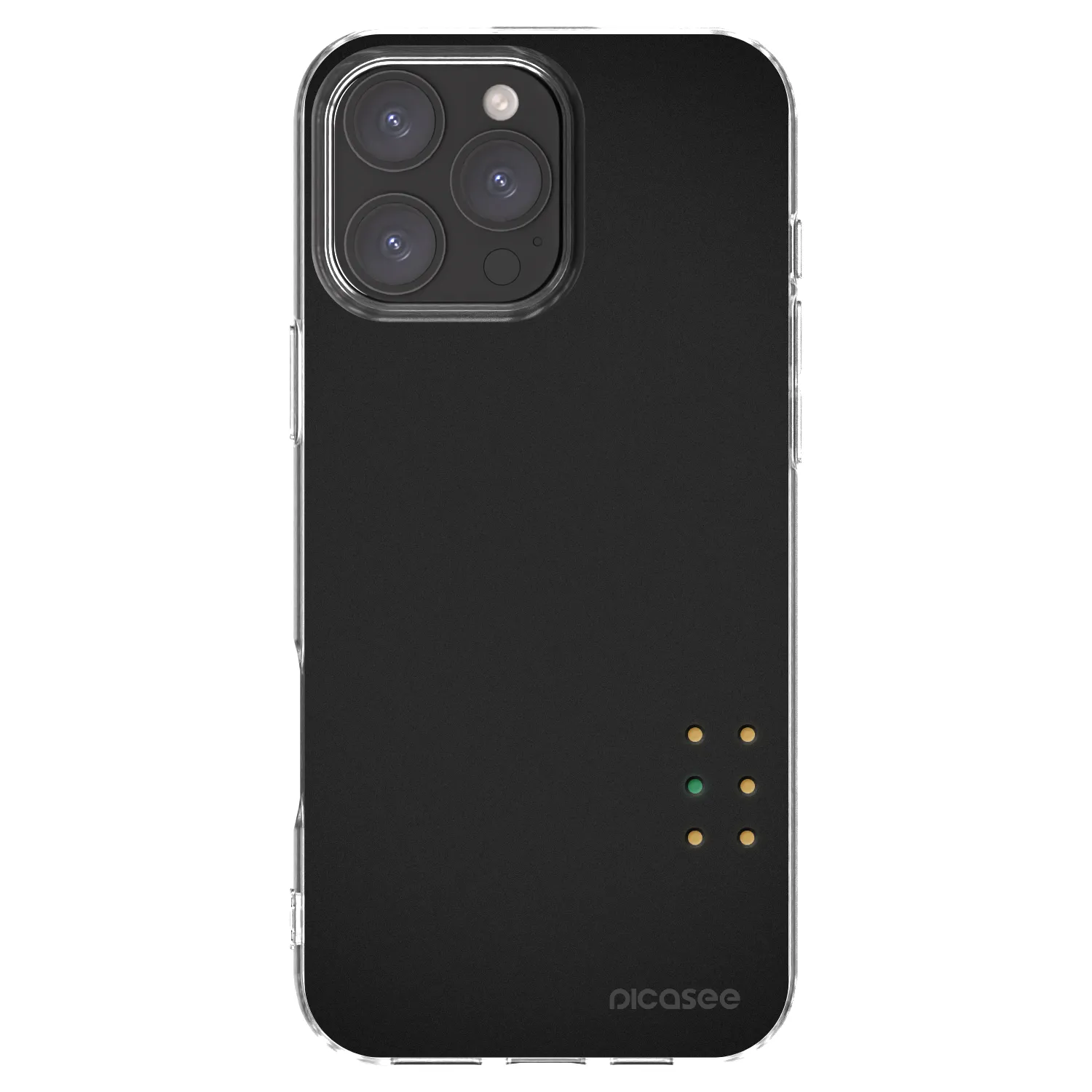 Picasee silikonski prozorni ovitek za Apple iPhone 16 Pro Max - Pulse
