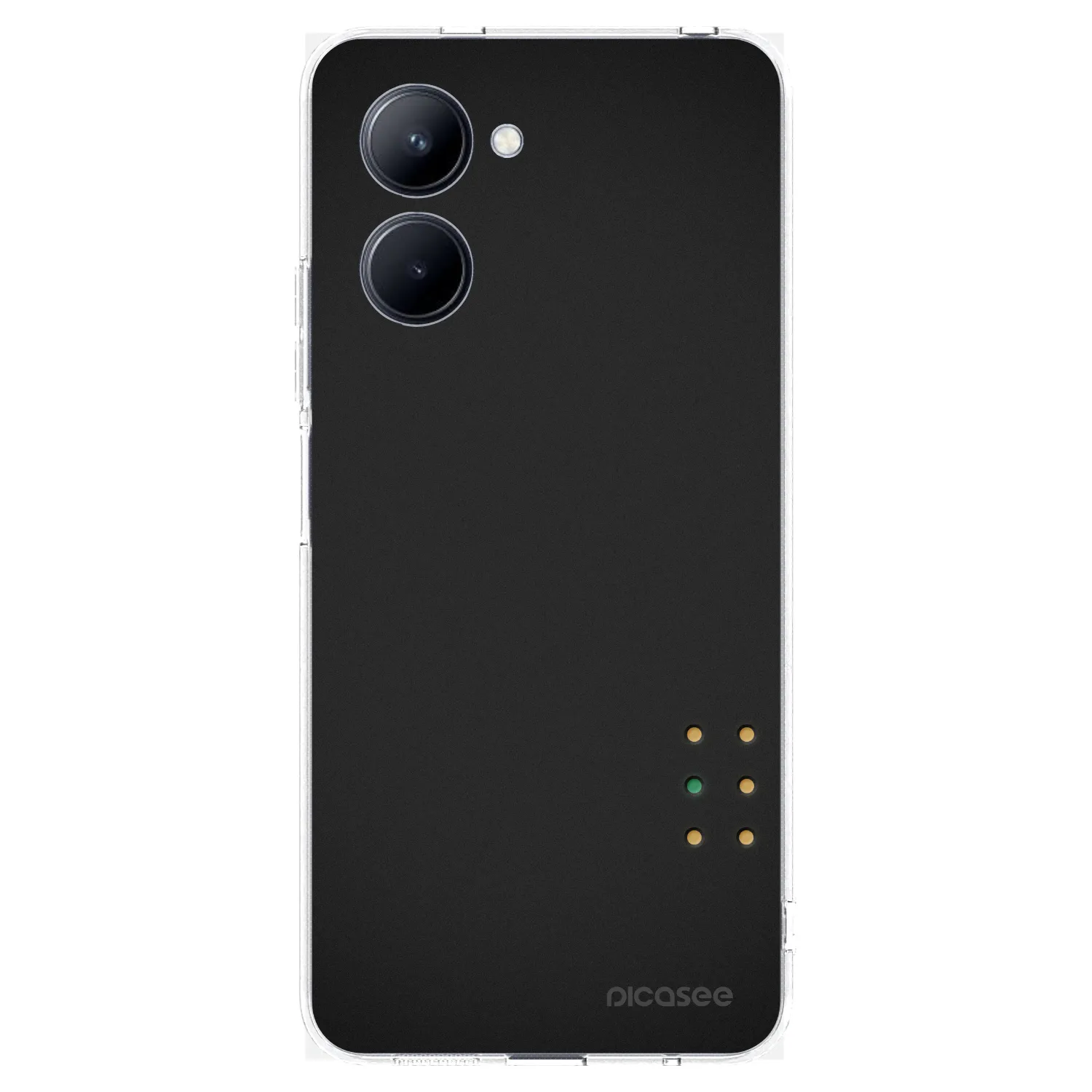 Picasee silikonski prozorni ovitek za Realme C33 (2023) - Pulse