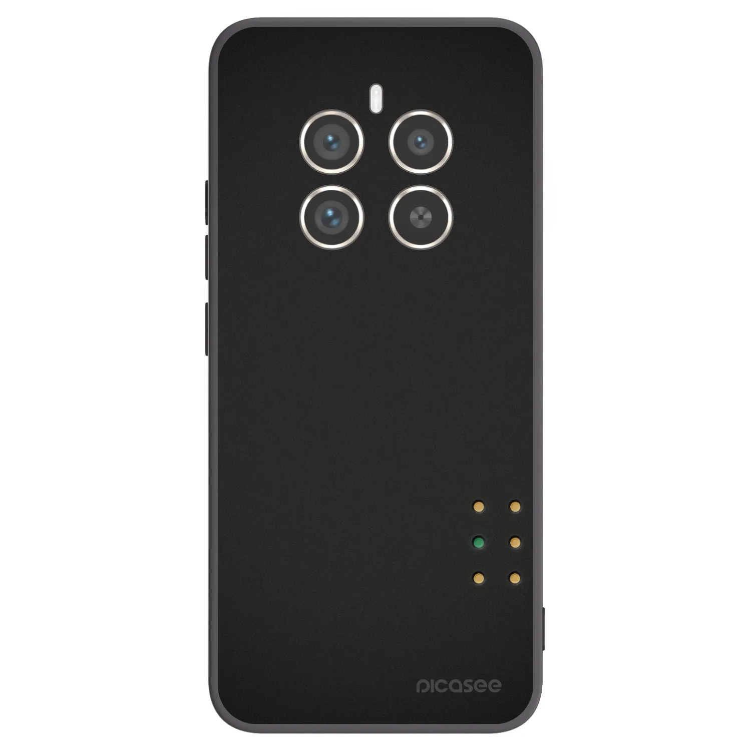 Picasee silikonski črni ovitek za Realme 12 Pro 5G - Pulse