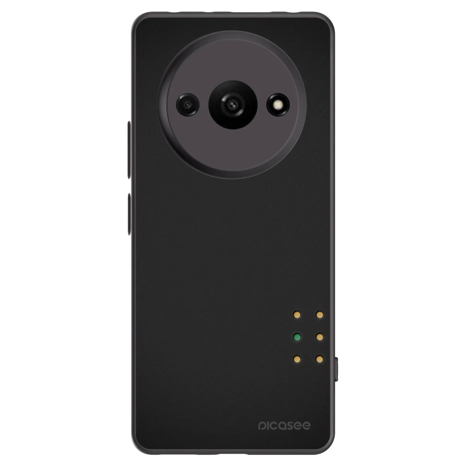 Picasee silikonski črni ovitek za Xiaomi Redmi A3 - Pulse