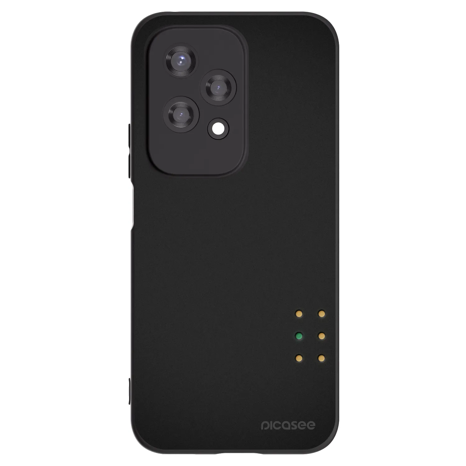 Picasee silikonski črni ovitek za Honor 200 Lite - Pulse