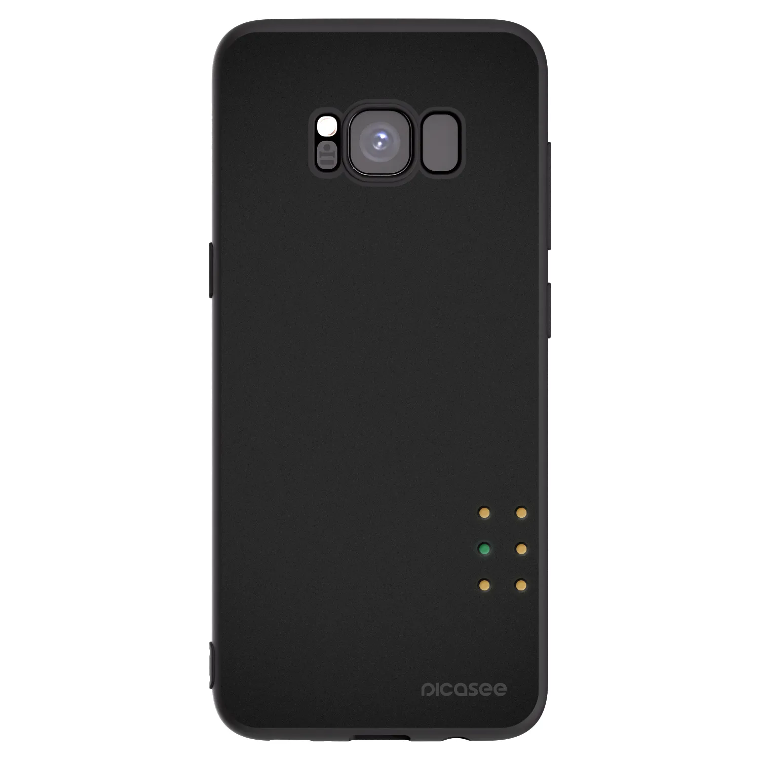 Picasee silikonski črni ovitek za Samsung Galaxy S8 G950F - Pulse