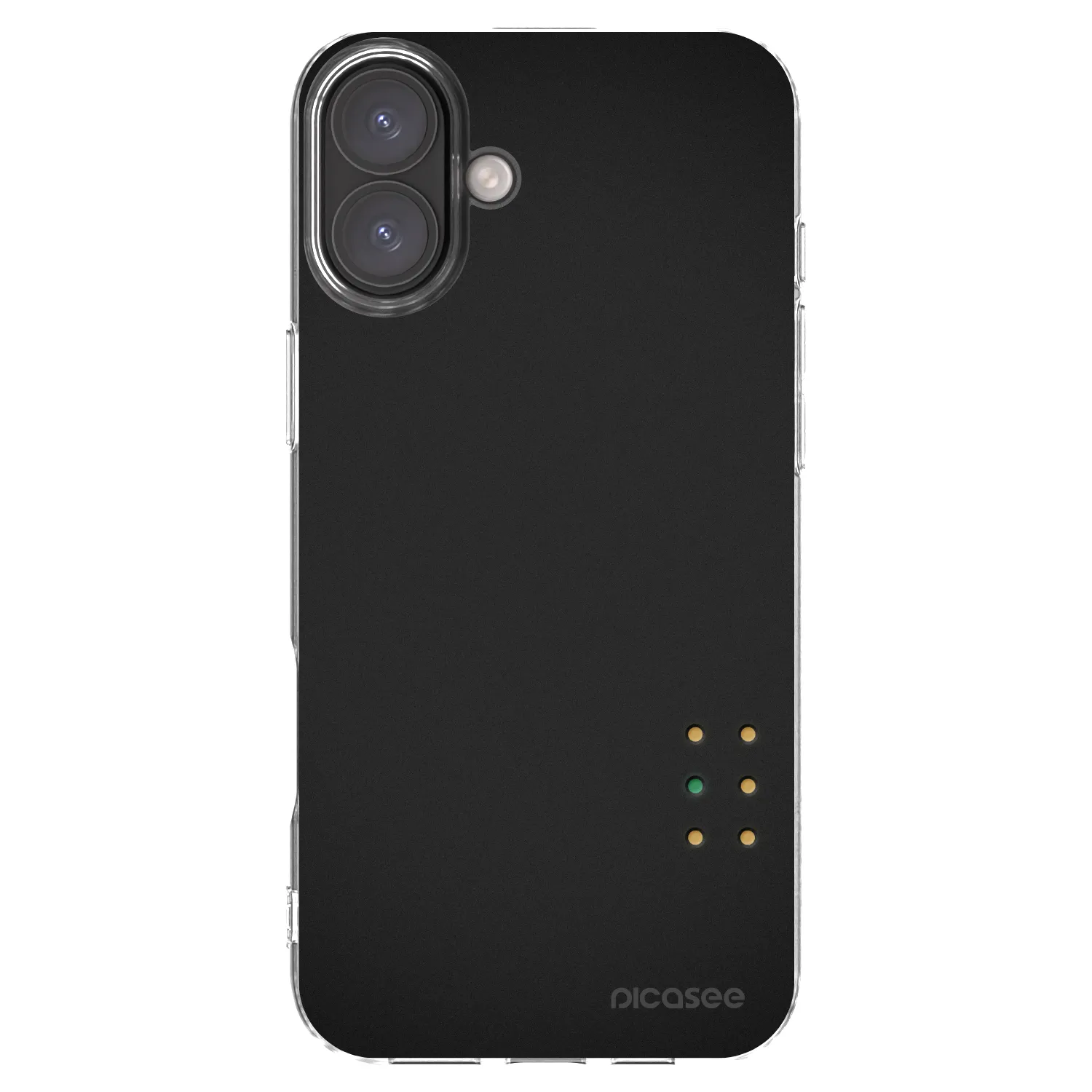 Picasee silikonski prozorni ovitek za Apple iPhone 16 Plus - Pulse