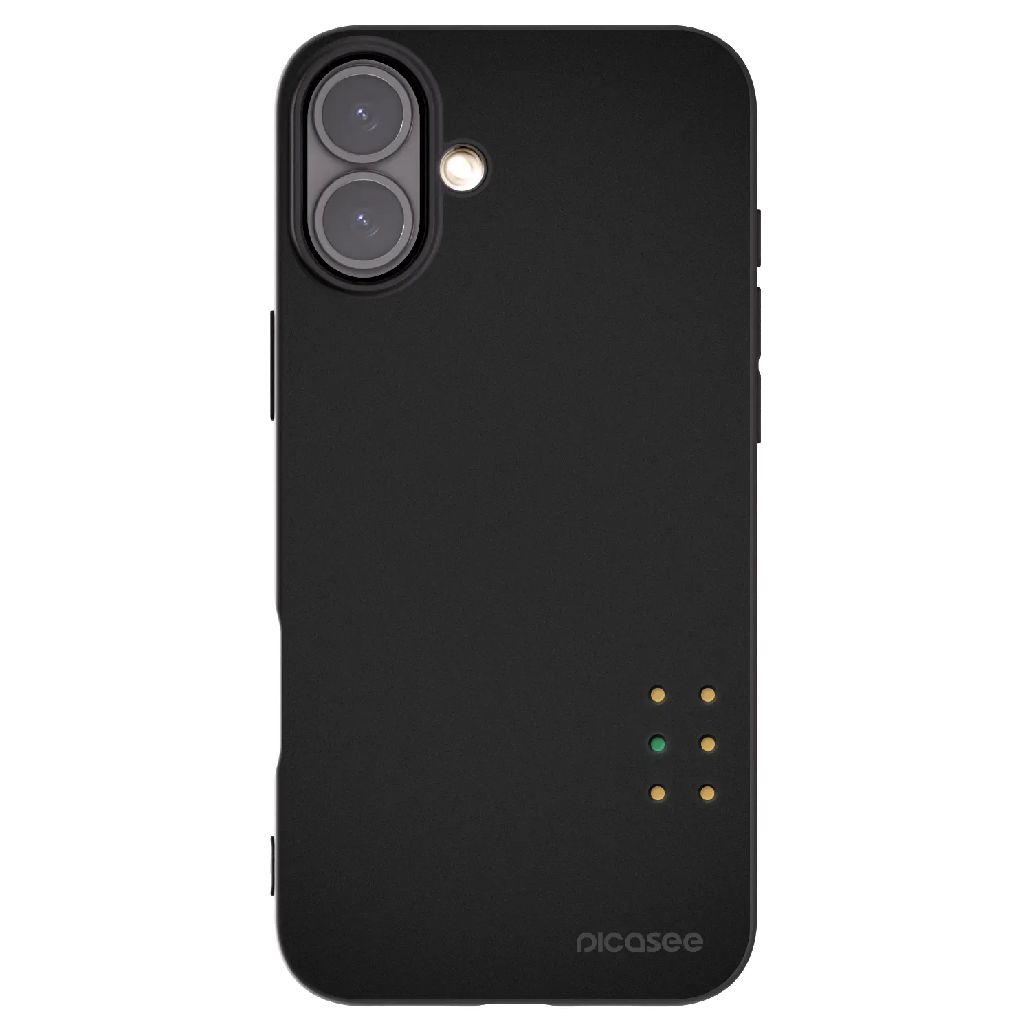Picasee silikonski črni ovitek za Apple iPhone 16 Plus - Pulse