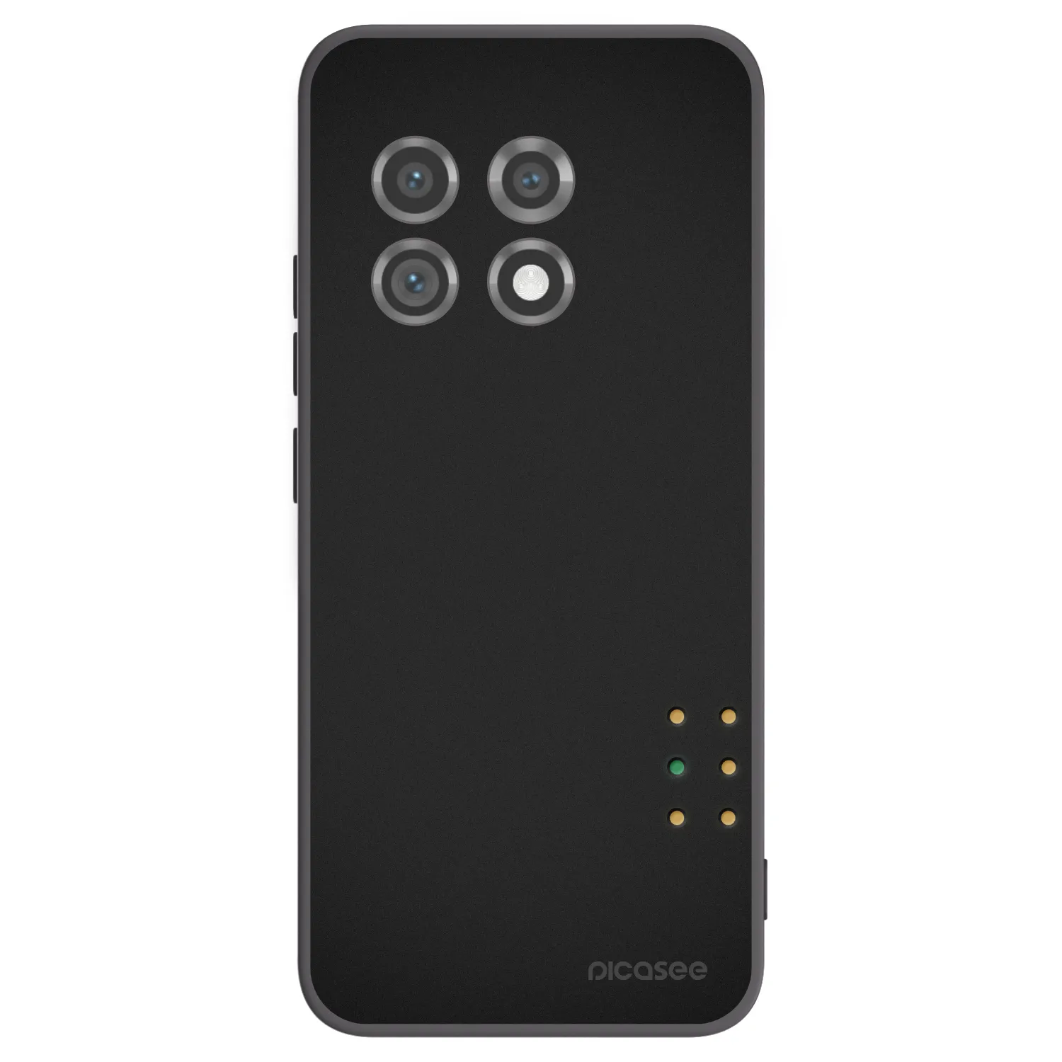 Picasee silikonski črni ovitek za OnePlus 11 5G - Pulse