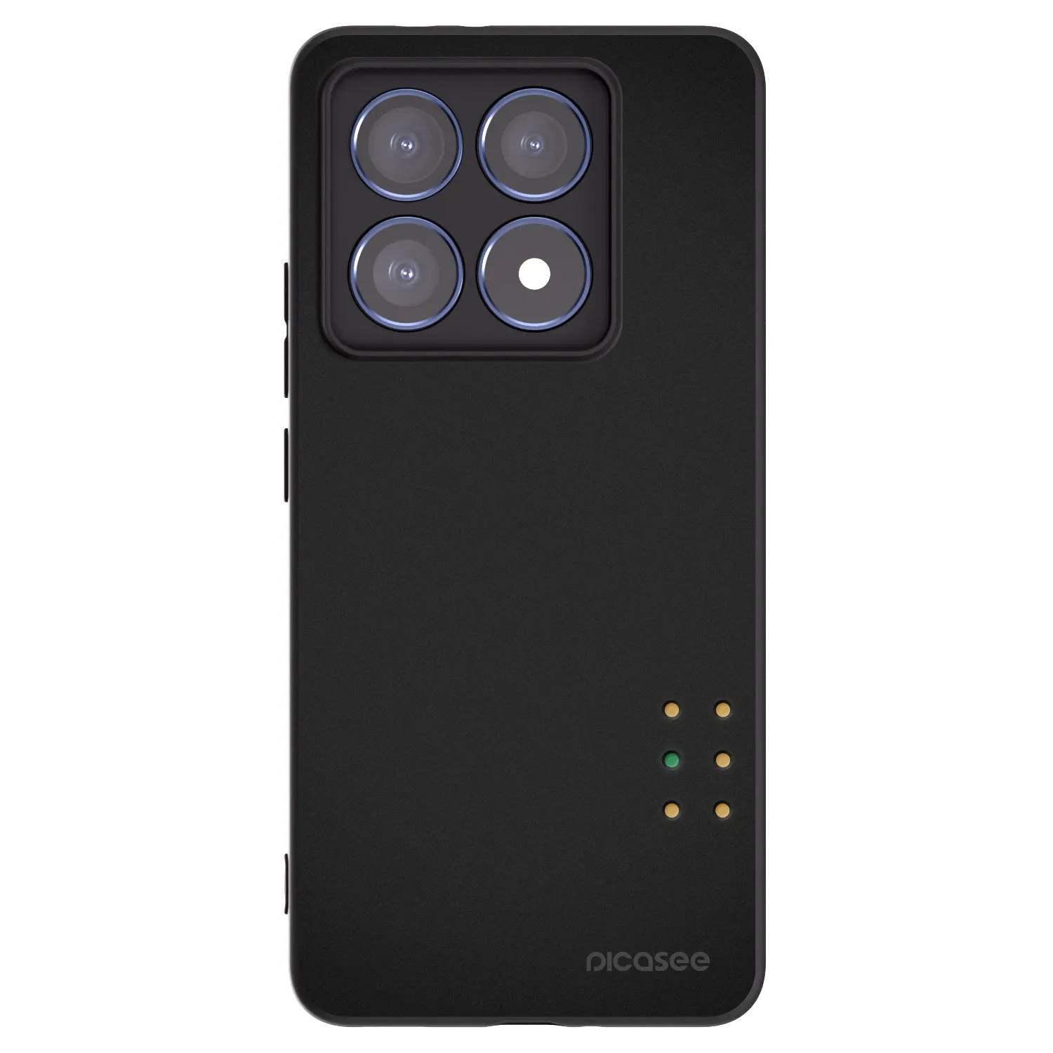 Picasee silikonski črni ovitek za Xiaomi 14T Pro - Pulse