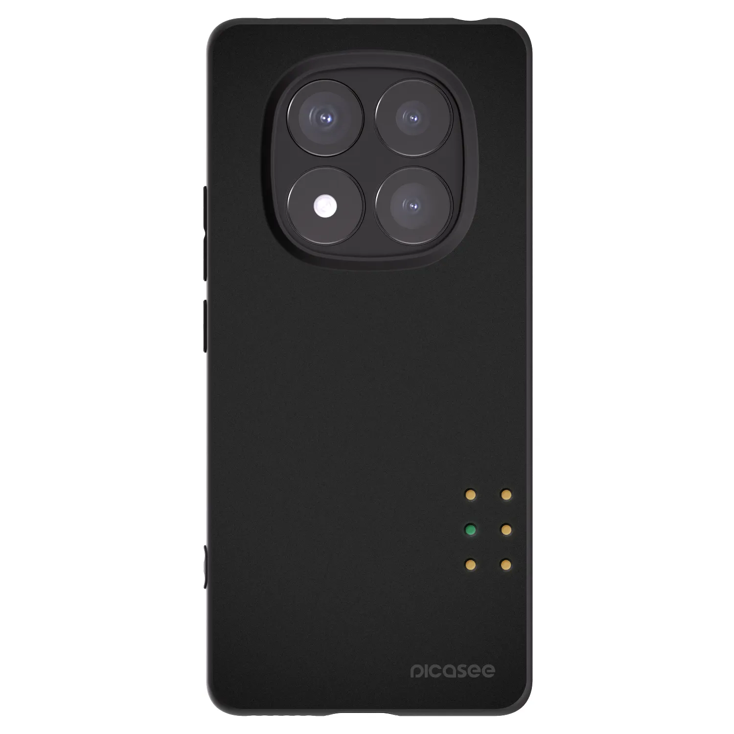 Picasee silikonski črni ovitek za Xiaomi Redmi Note 14 Pro 5G - Pulse