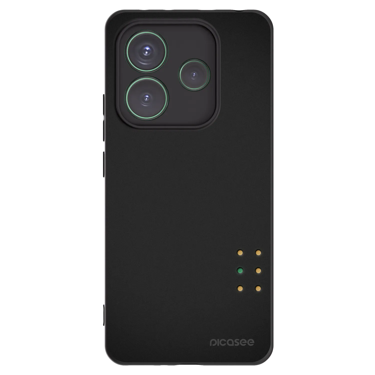Picasee silikonski črni ovitek za Xiaomi Redmi Note 14 5G - Pulse