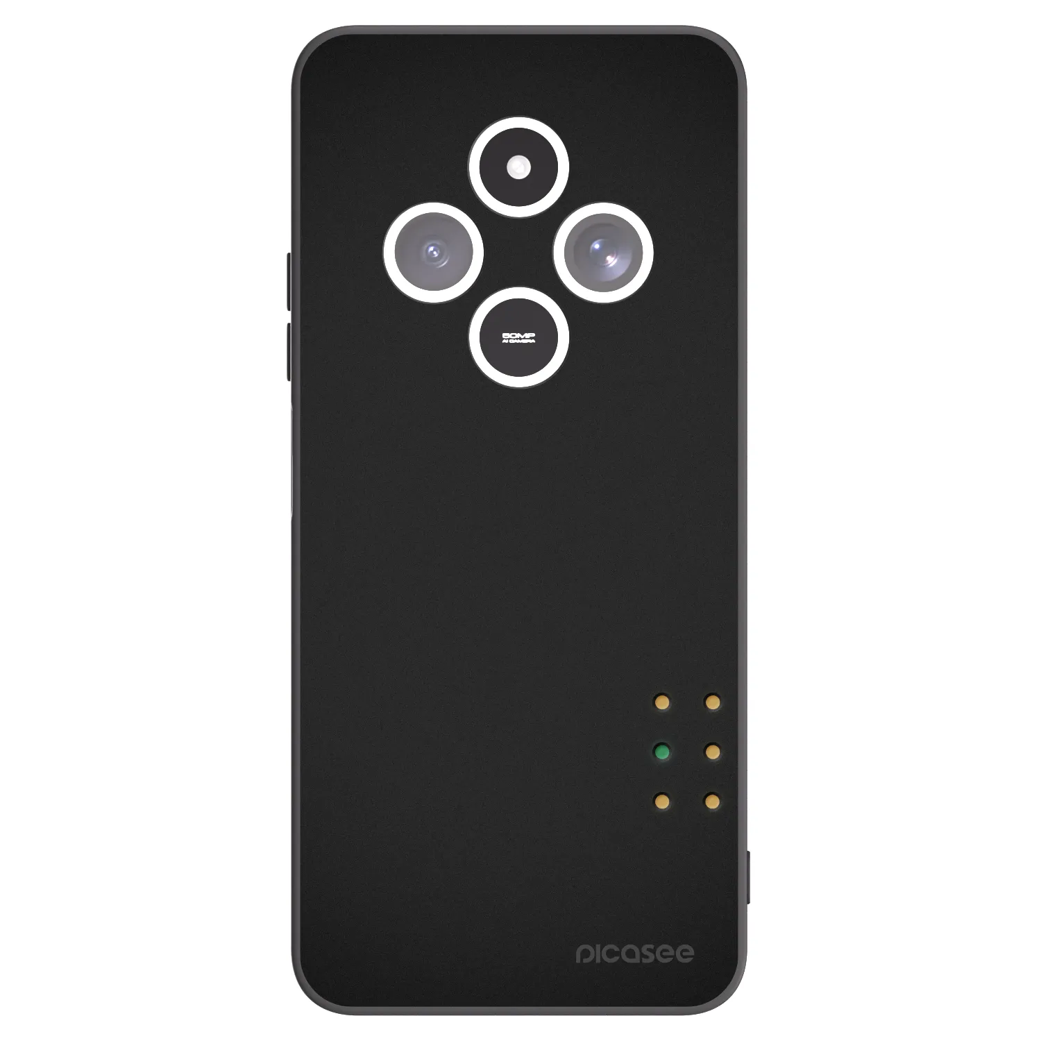 Picasee silikonski črni ovitek za Xiaomi Redmi 14C - Pulse