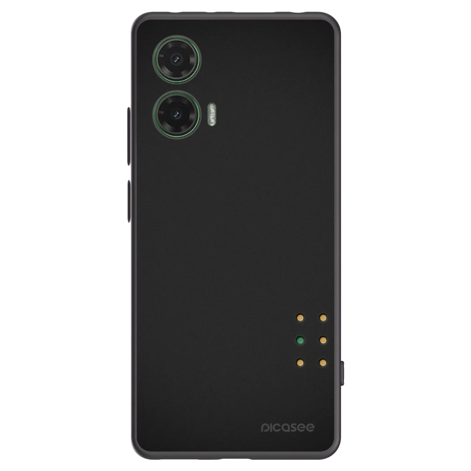 Picasee silikonski črni ovitek za Motorola Moto G35 5G - Pulse