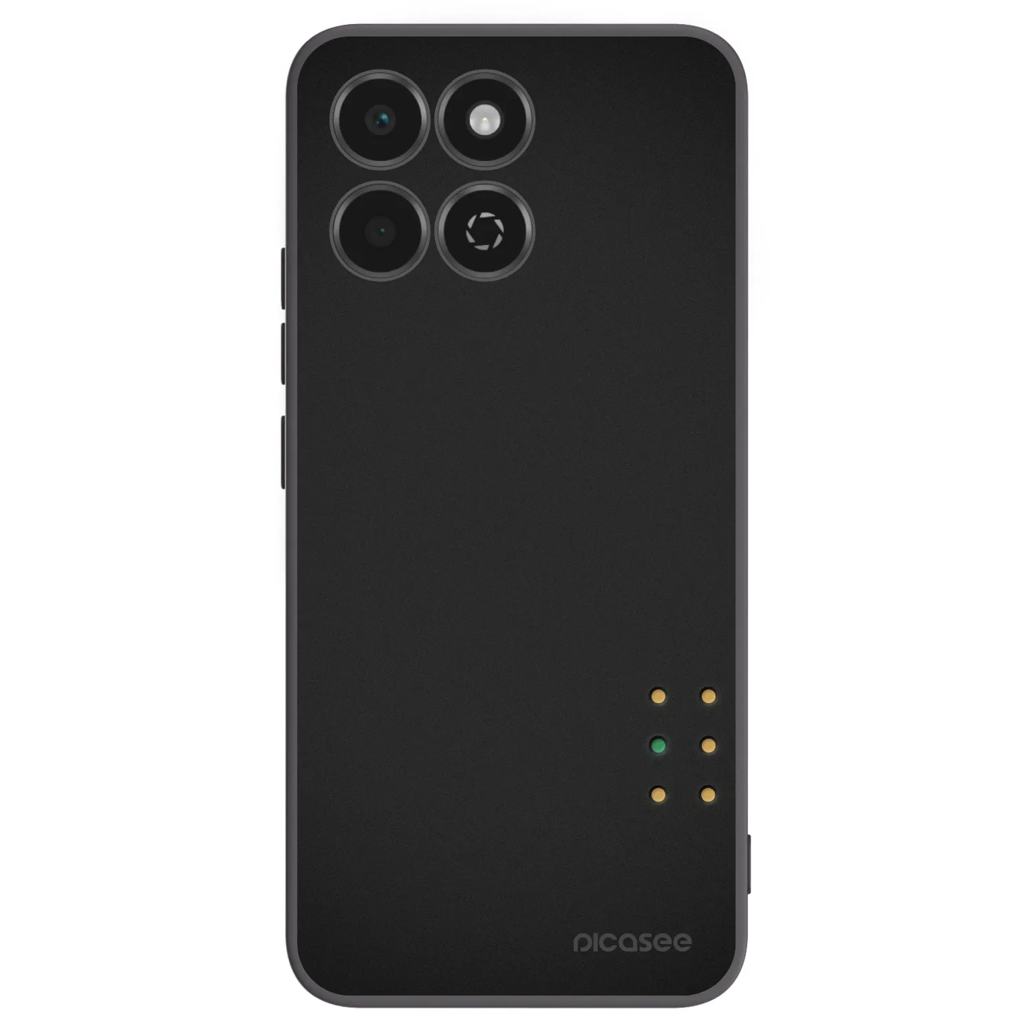 Picasee silikonski črni ovitek za Honor 200 Smart 5G - Pulse