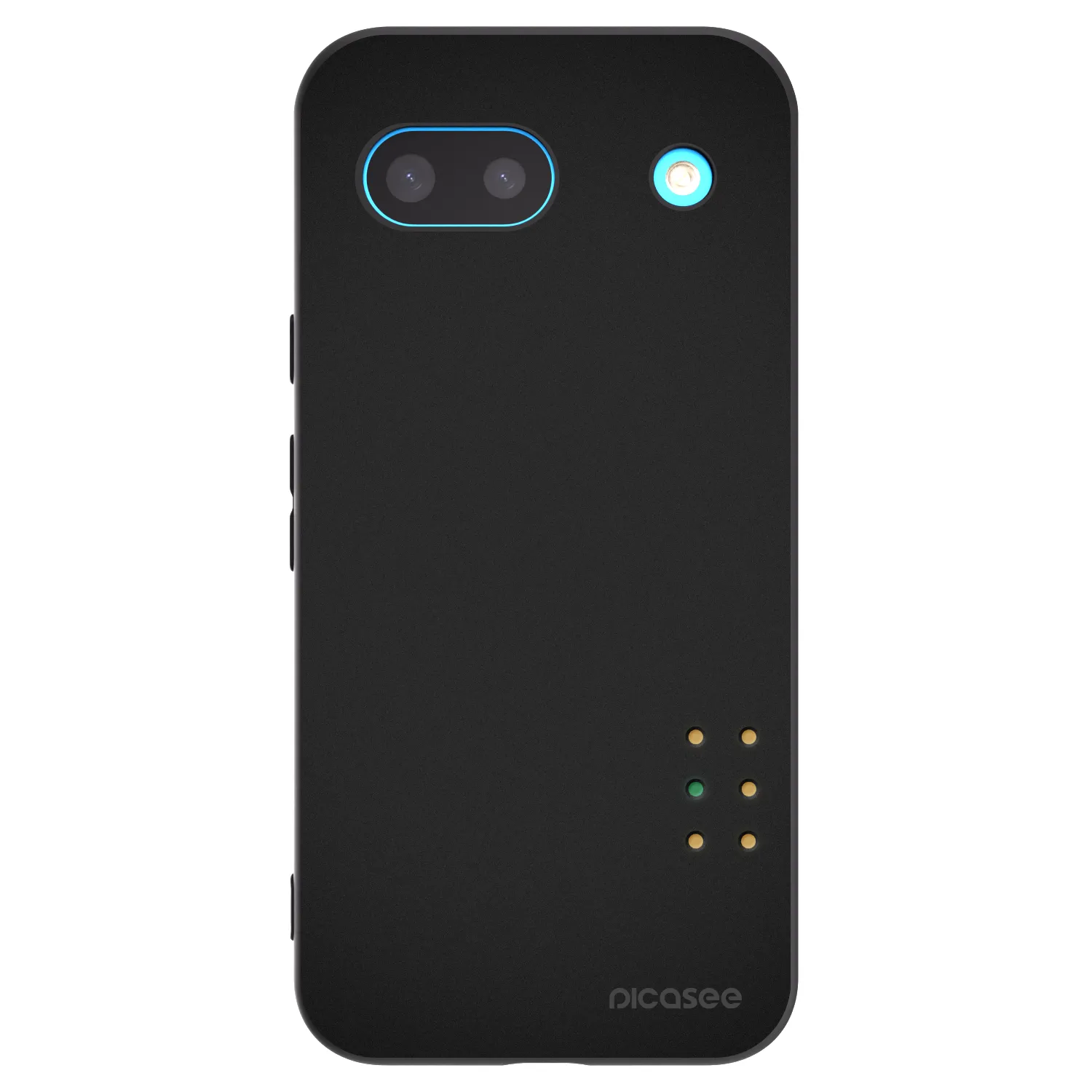 Picasee silikonski črni ovitek za Google Pixel 8a - Pulse