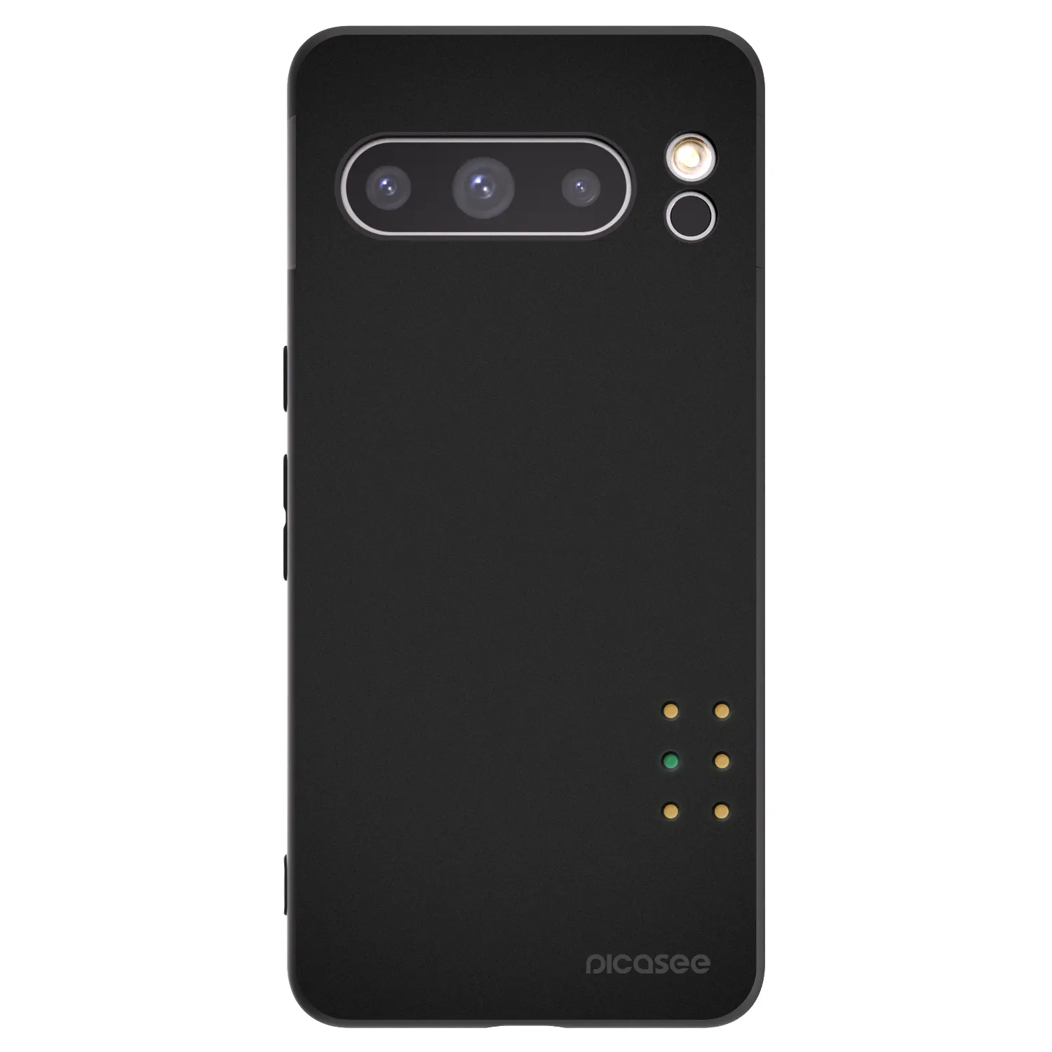 Picasee silikonski črni ovitek za Google Pixel 8 Pro - Pulse