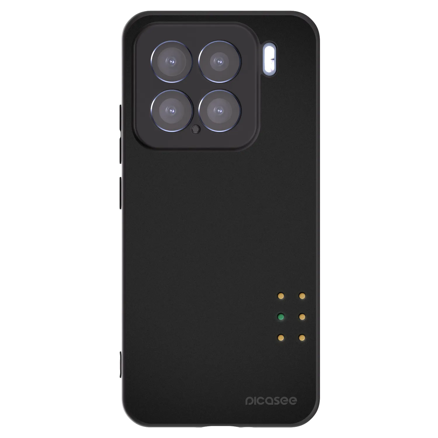 Picasee silikonski črni ovitek za Xiaomi 15 - Pulse
