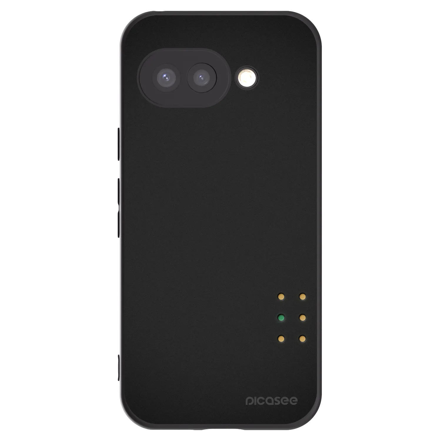 Picasee silikonski črni ovitek za Google Pixel 9a - Pulse