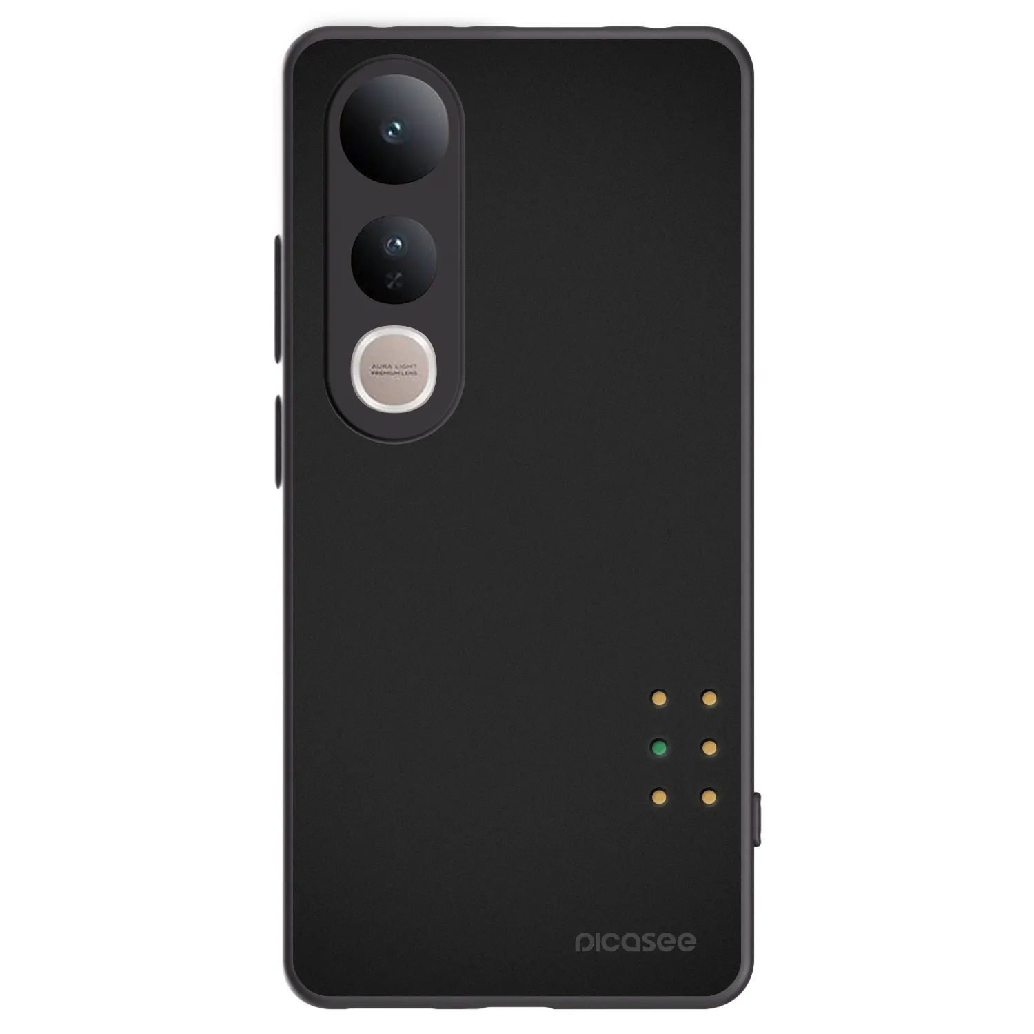 Picasee silikonski črni ovitek za Vivo V50 Lite 5G - Pulse