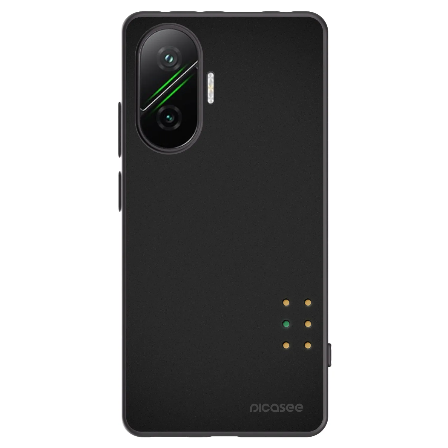 Picasee silikonski črni ovitek za Xiaomi Poco F7 5G - Pulse