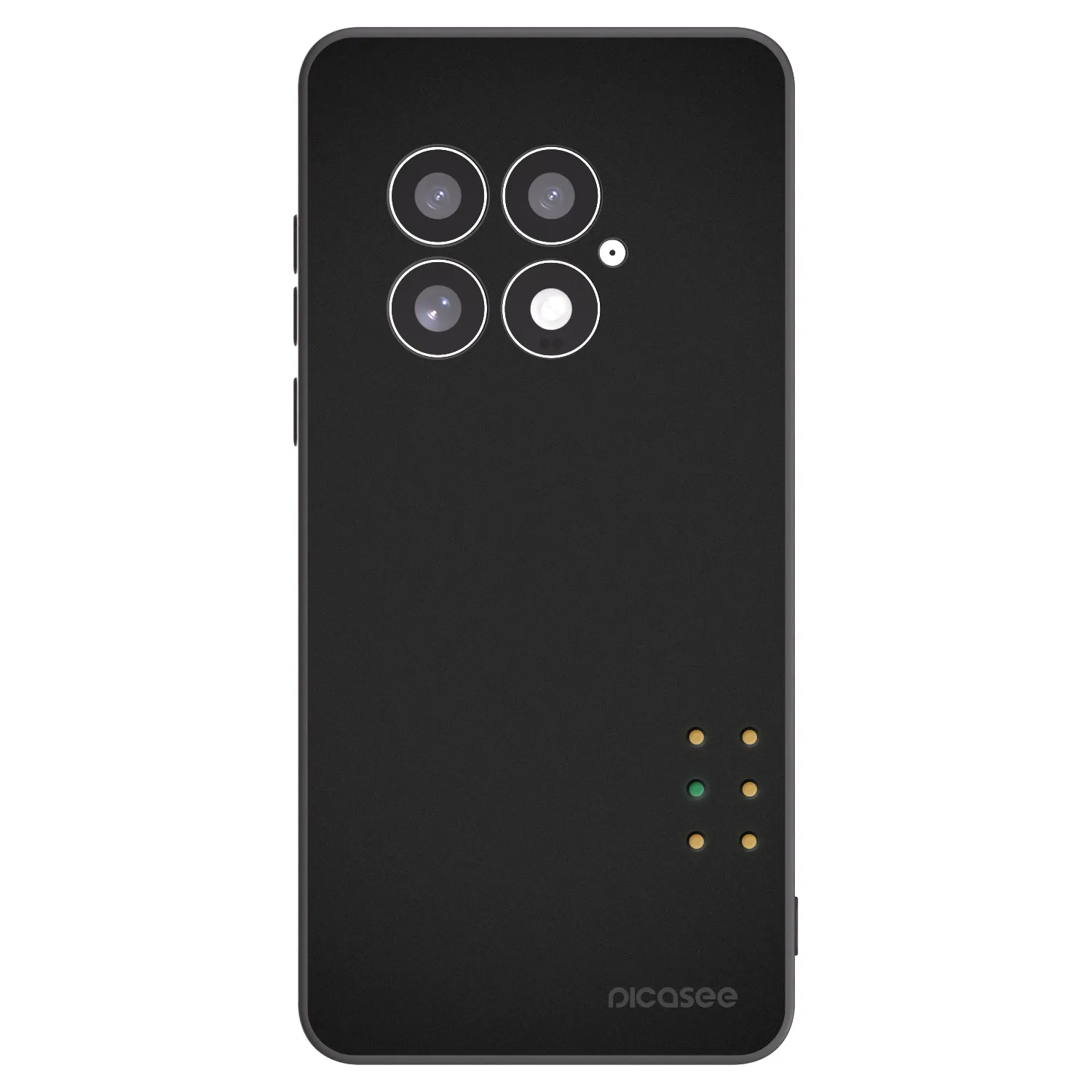 Picasee silikonski črni ovitek za OnePlus 13 5G - Pulse