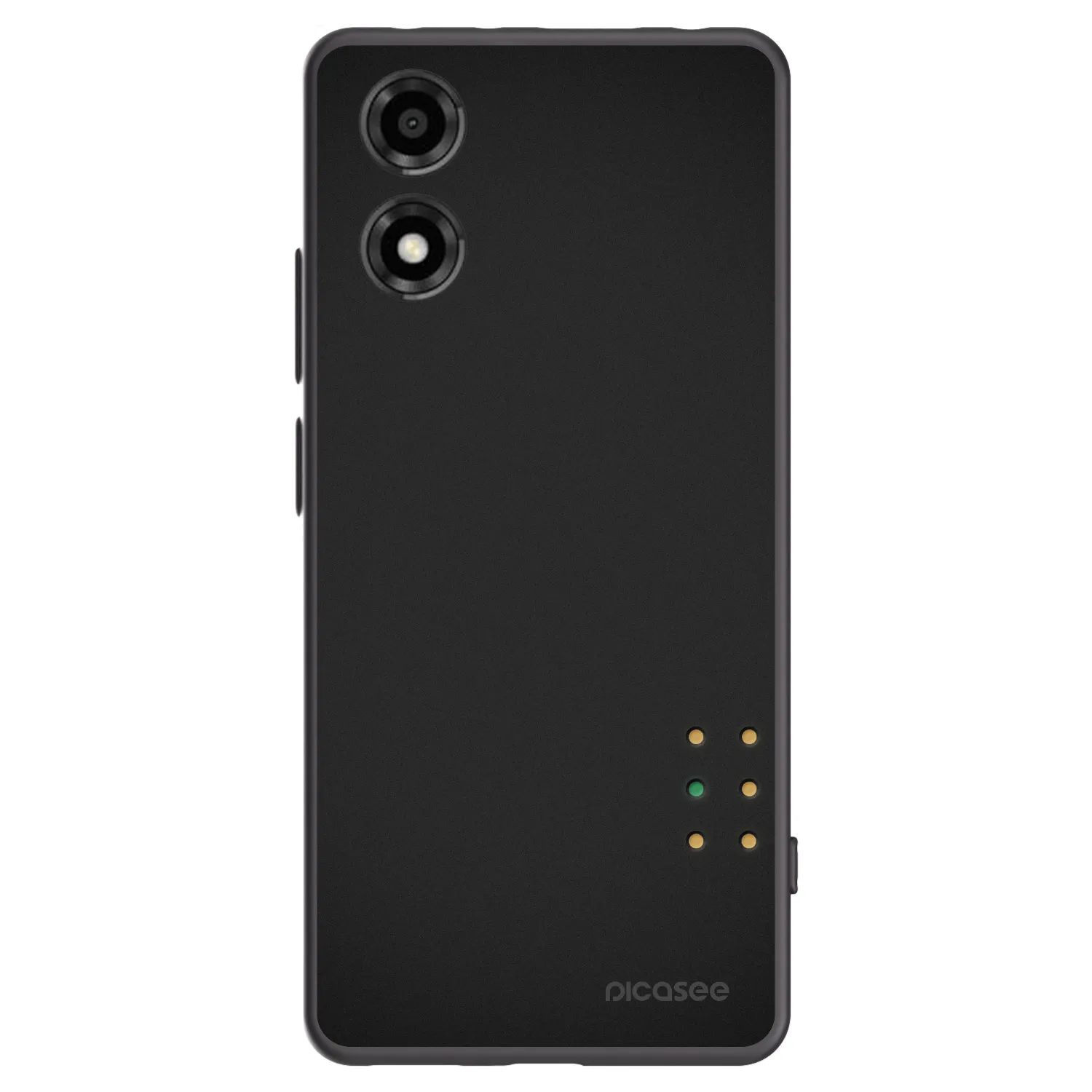 Picasee silikonski črni ovitek za Motorola Moto E14 - Pulse