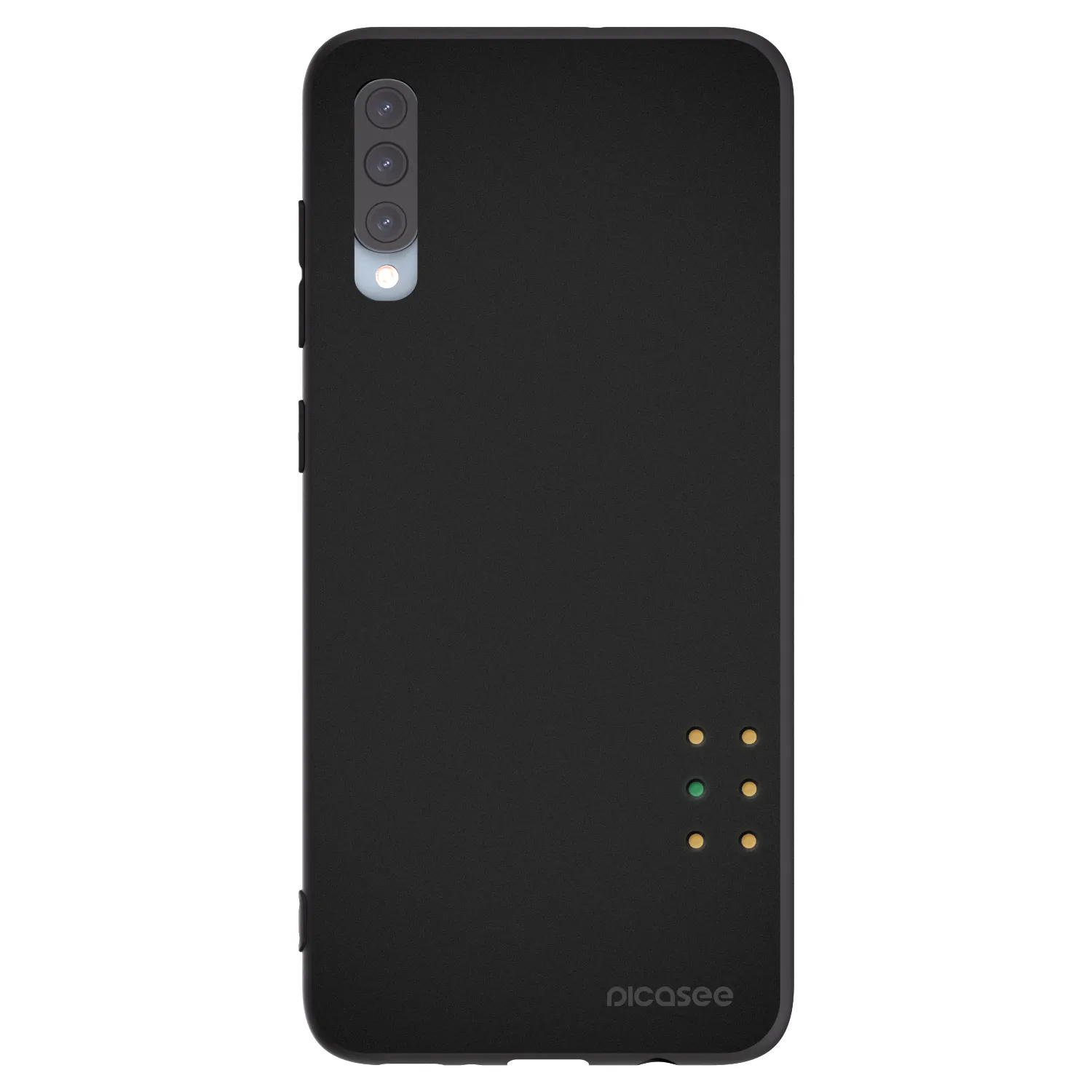 Picasee silikonski črni ovitek za Samsung Galaxy A70 A705F - Pulse