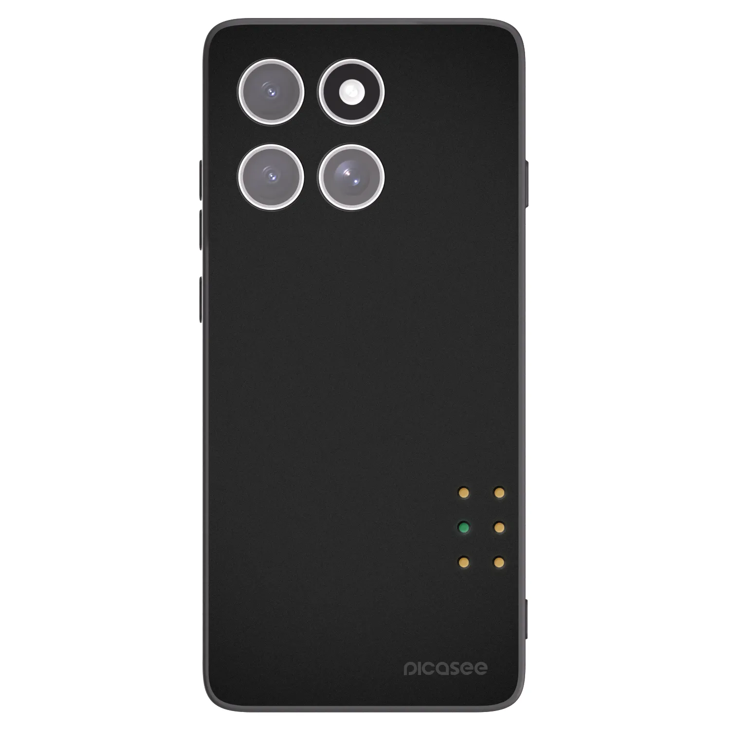 Picasee silikonski črni ovitek za Motorola Edge 60 Pro - Pulse
