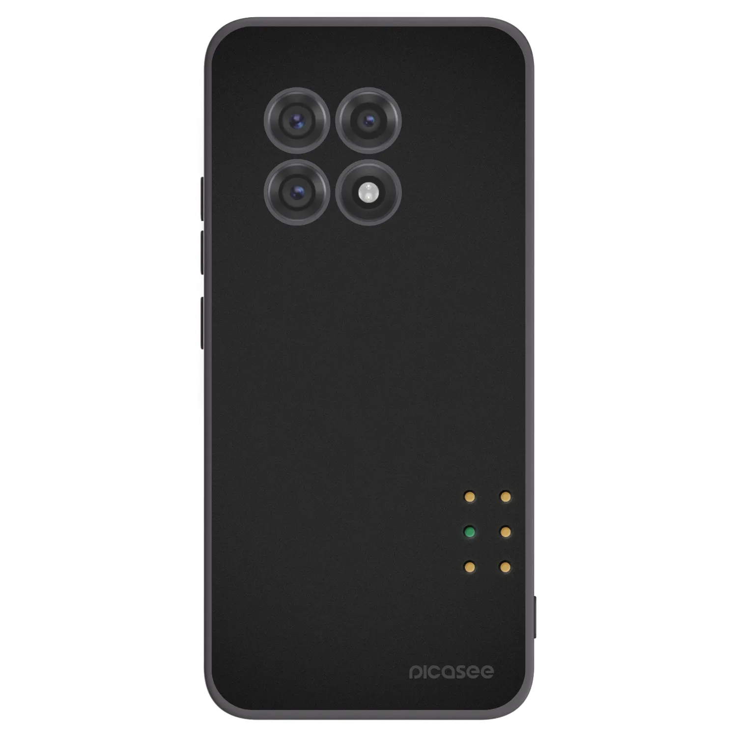 Picasee silikonski črni ovitek za OnePlus 13R 5G - Pulse