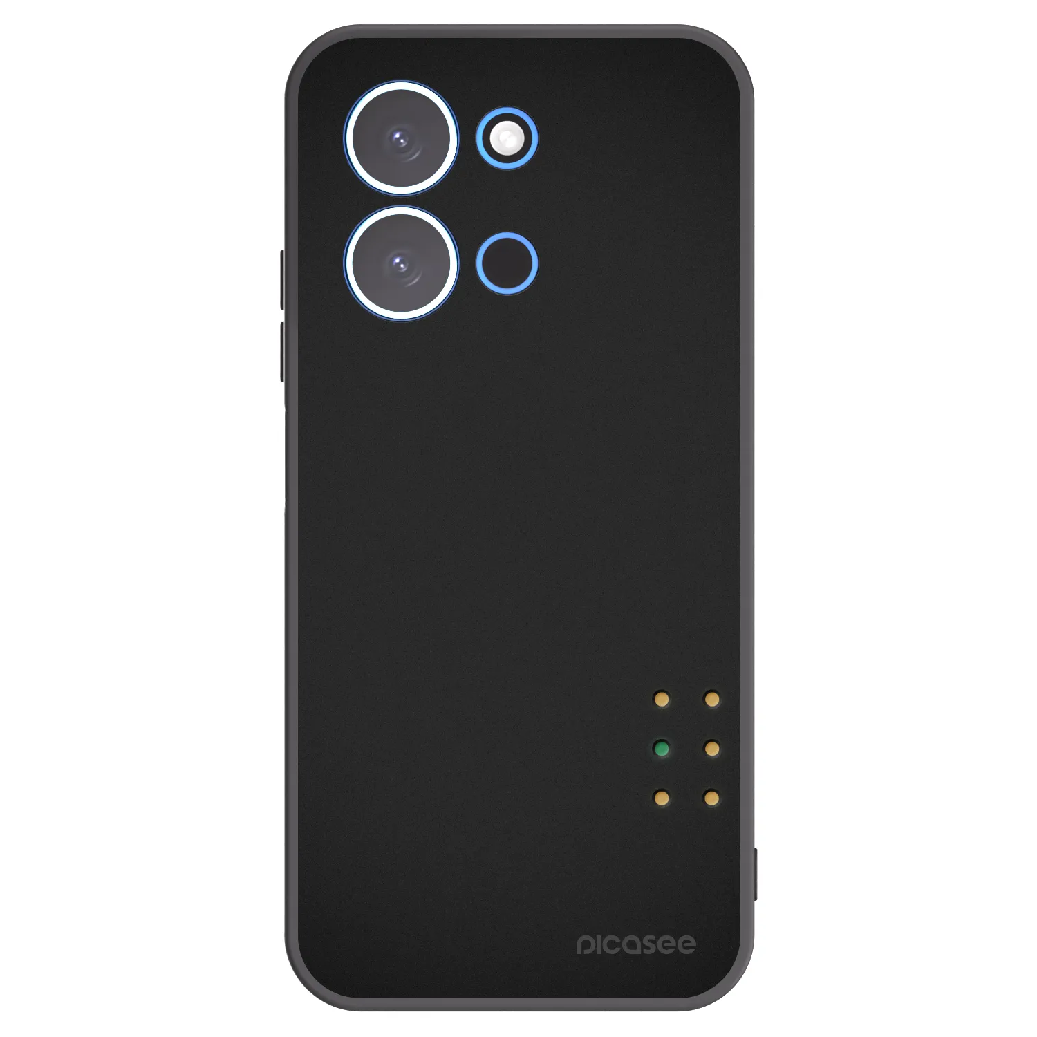 Picasee silikonski črni ovitek za Xiaomi Redmi 15C 4G - Pulse