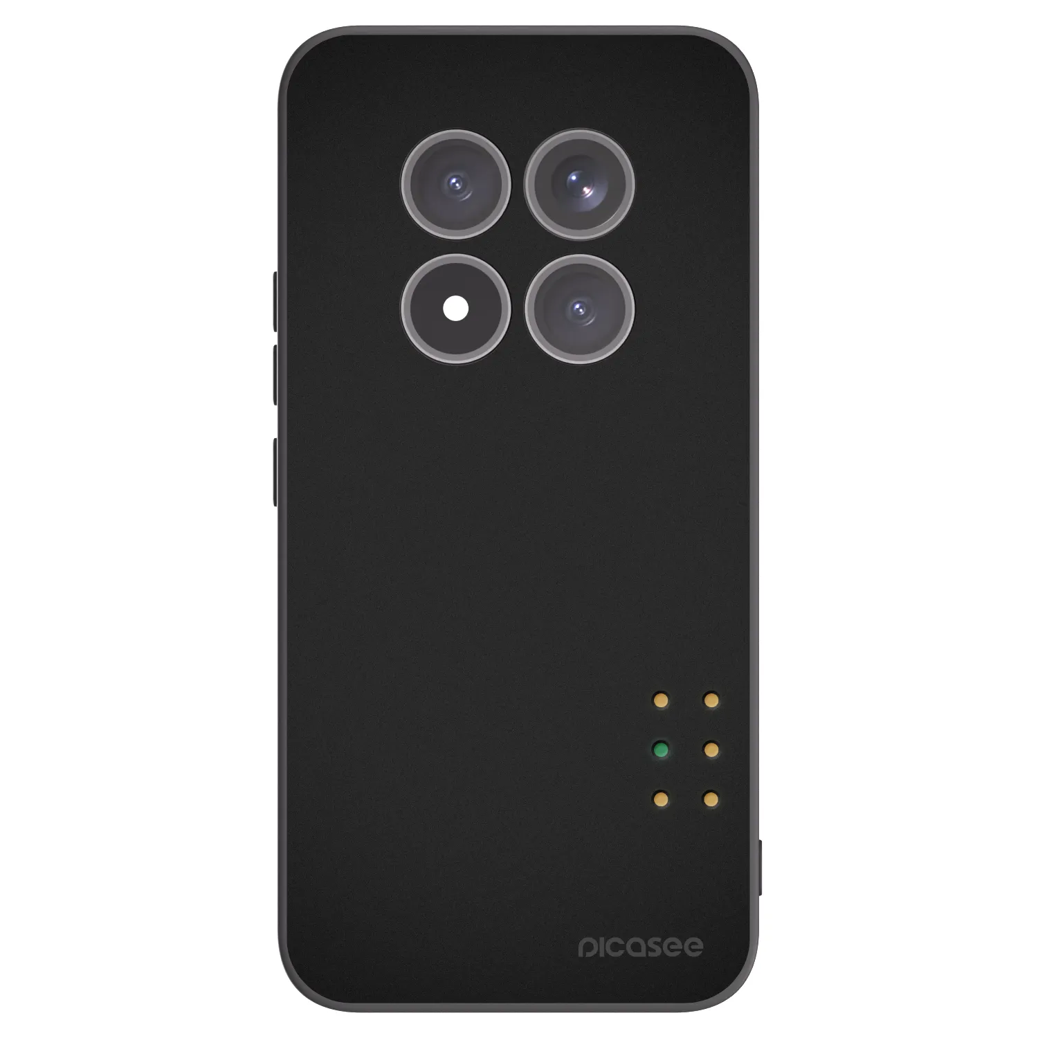Picasee silikonski črni ovitek za Xiaomi Redmi Note 15 Pro+ - Pulse